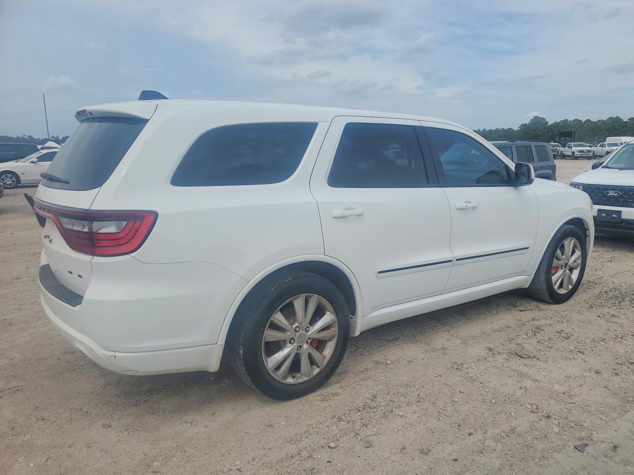 2014 Dodge Durango Sxt White vin: 1C4RDHAG8EC266720