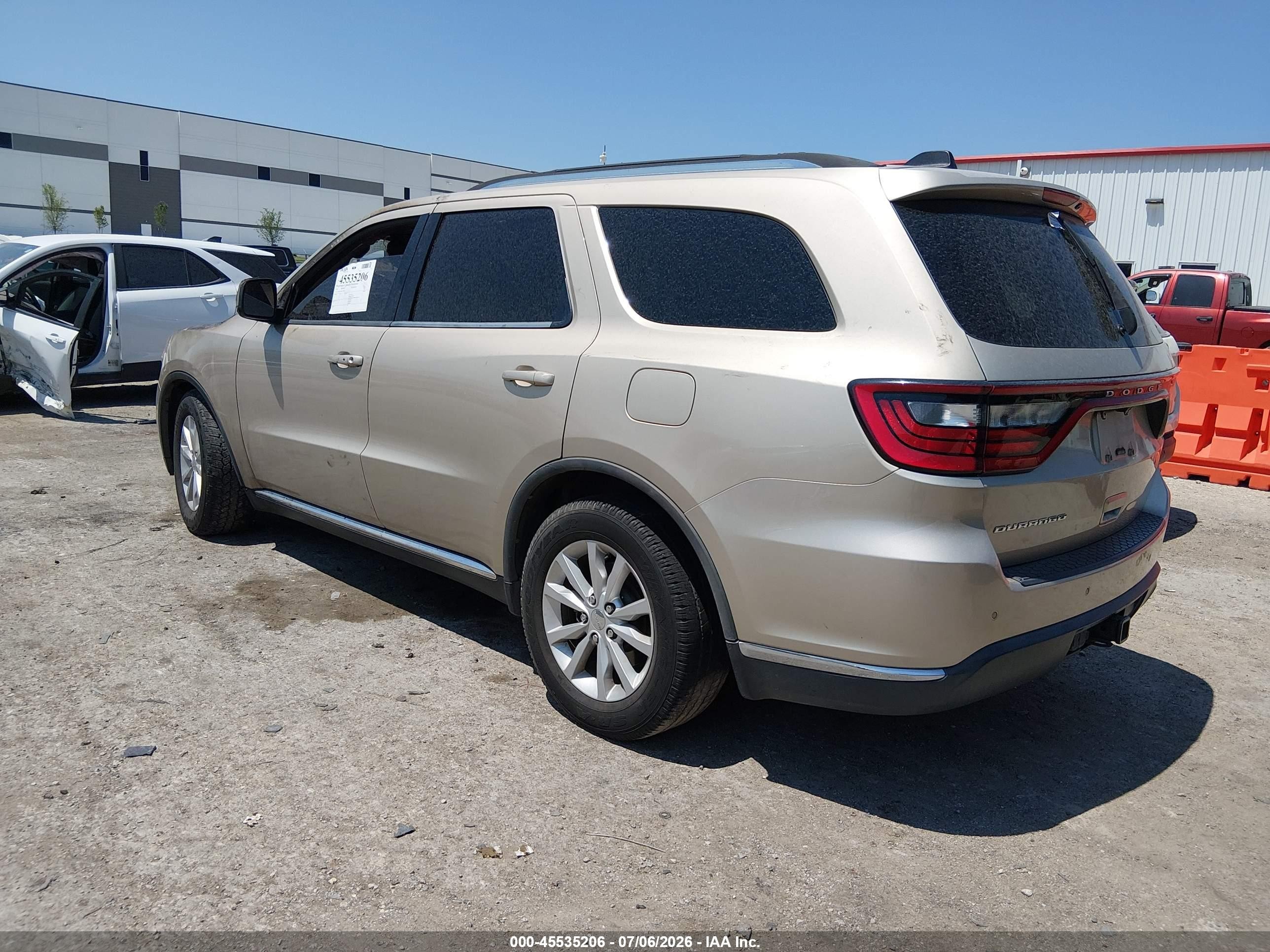 2014 Dodge Durango Sxt Tan vin: 1C4RDHAG8EC300686