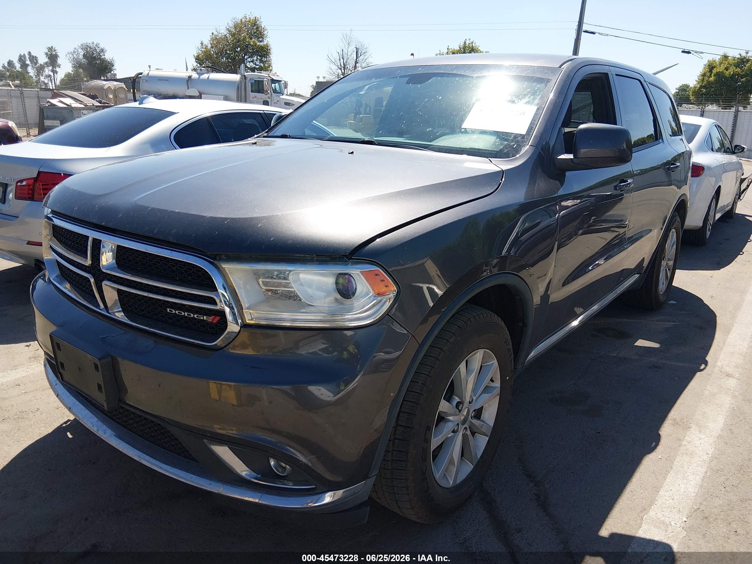2014 Dodge Durango Sxt Gray vin: 1C4RDHAG8EC454704