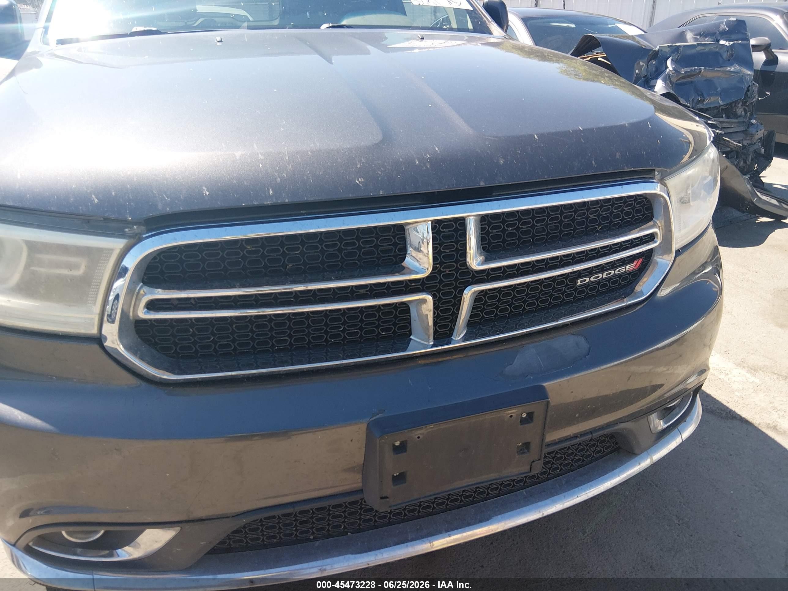 2014 Dodge Durango Sxt Gray vin: 1C4RDHAG8EC454704
