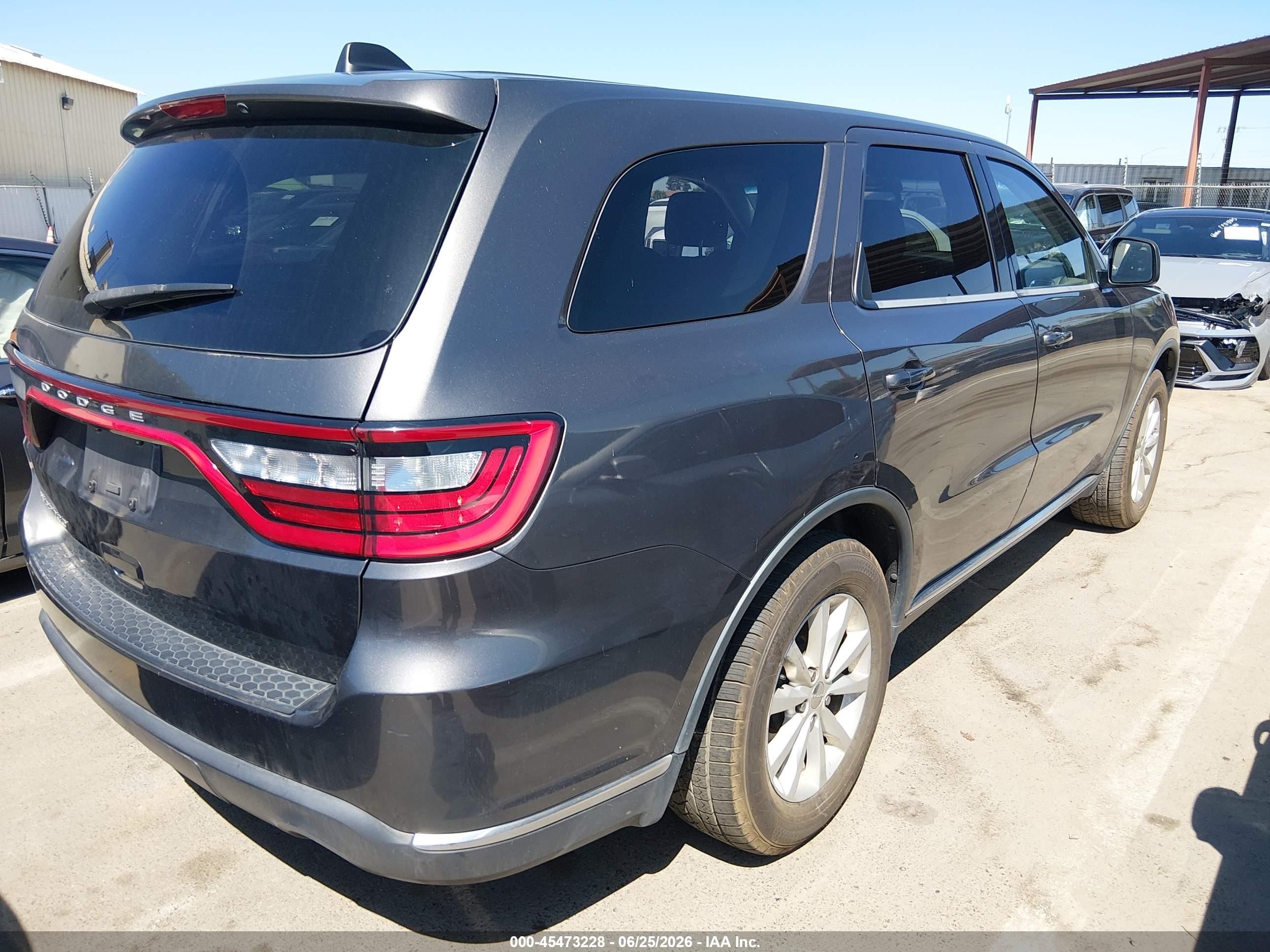 2014 Dodge Durango Sxt Gray vin: 1C4RDHAG8EC454704