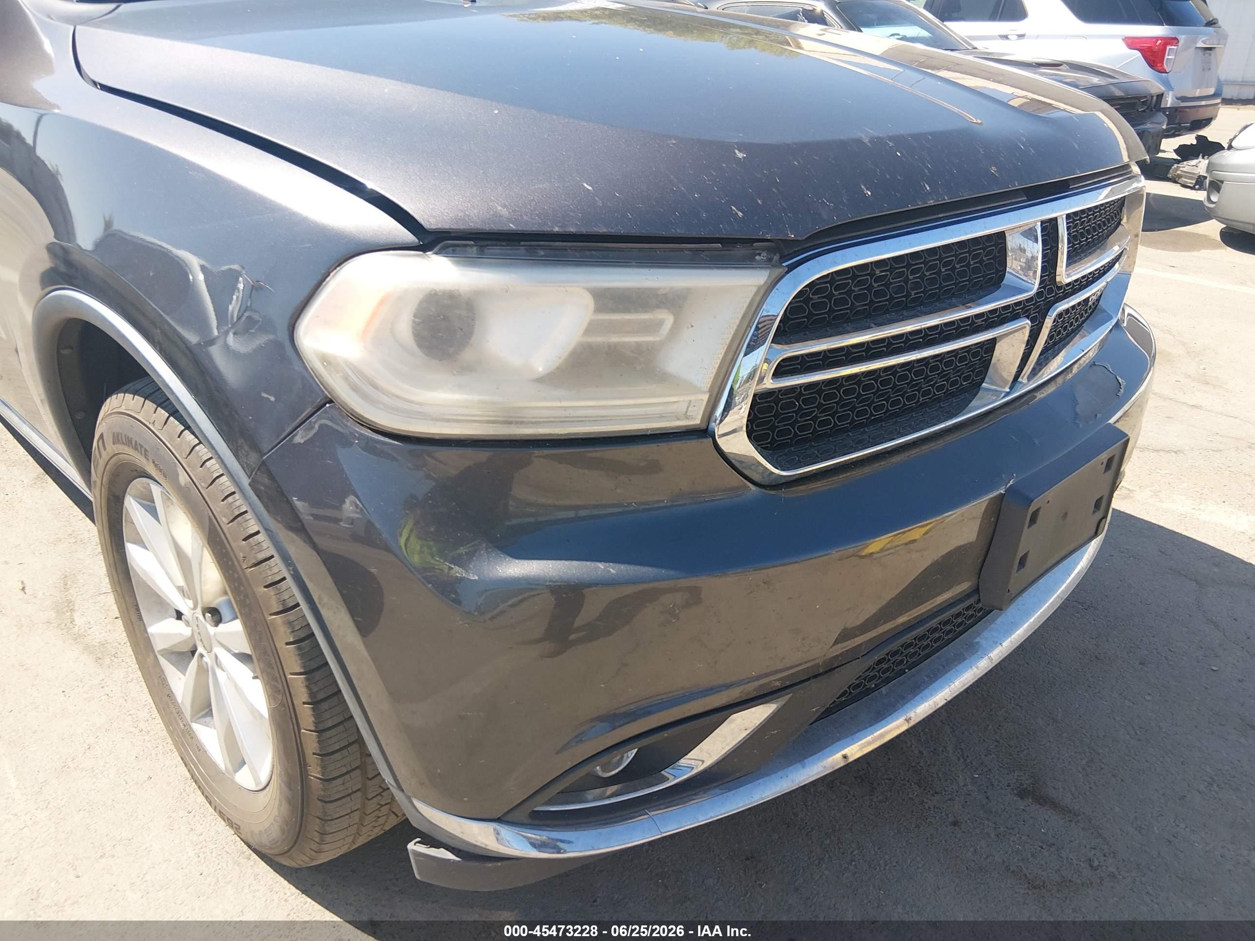 2014 Dodge Durango Sxt Gray vin: 1C4RDHAG8EC454704