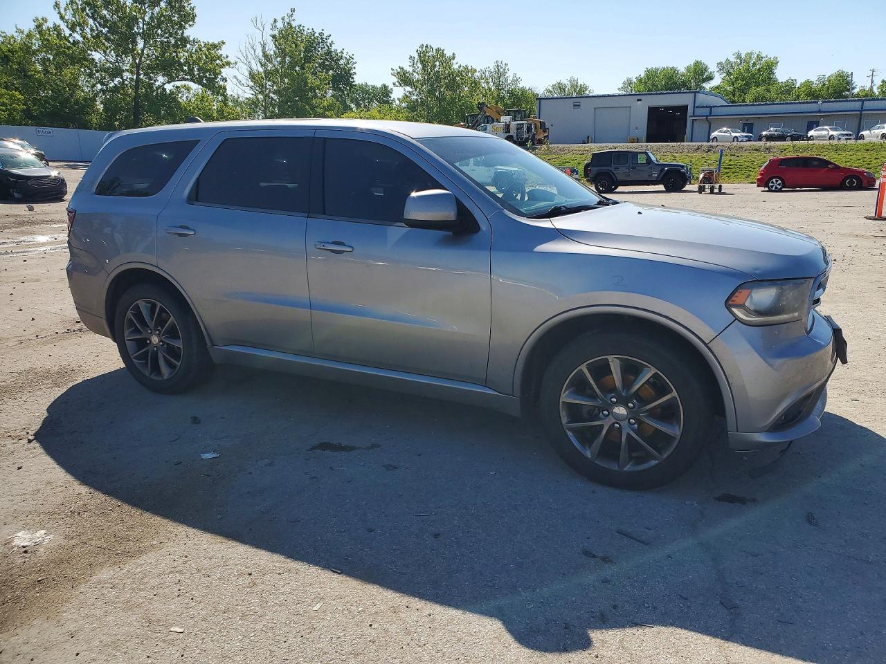 2014 Dodge Durango Sxt Silver vin: 1C4RDHAG8EC476766