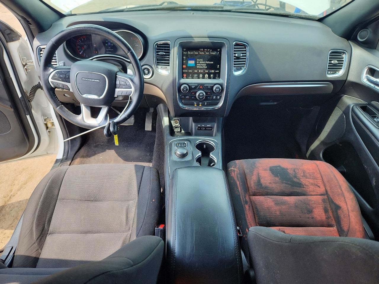2014 Dodge Durango Sxt White vin: 1C4RDHAG8EC561235