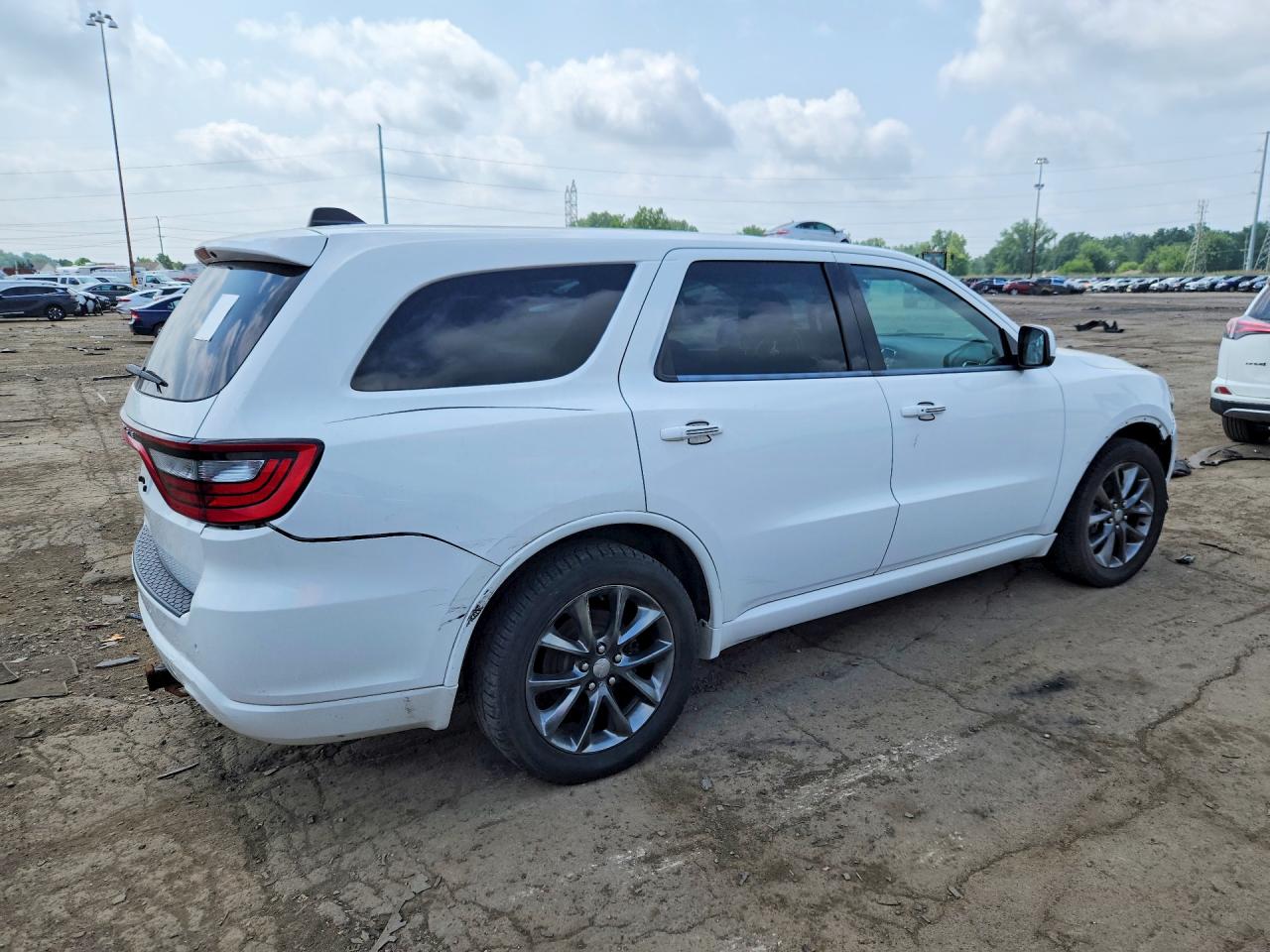2014 Dodge Durango Sxt White vin: 1C4RDHAG8EC561235
