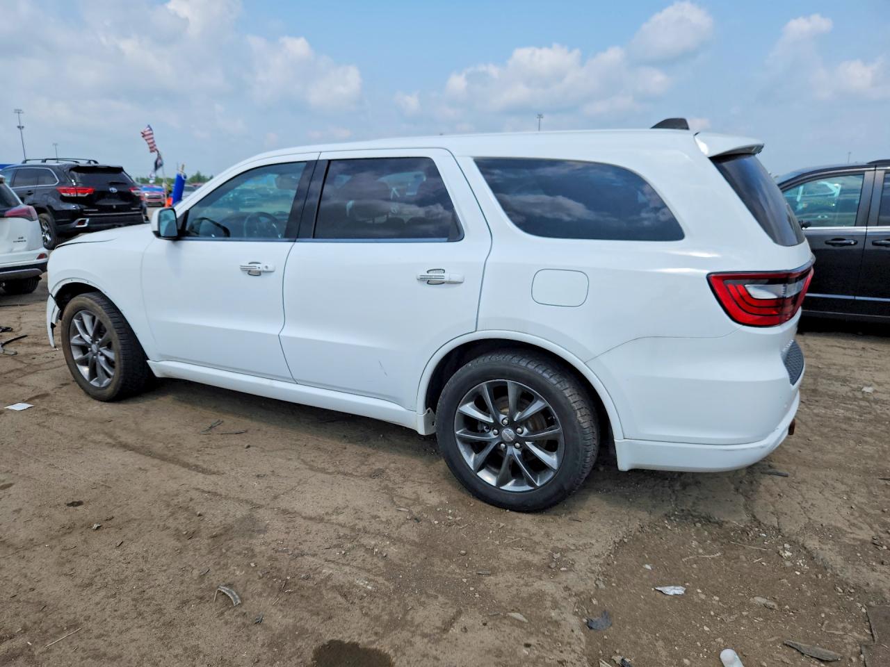 2014 Dodge Durango Sxt White vin: 1C4RDHAG8EC561235