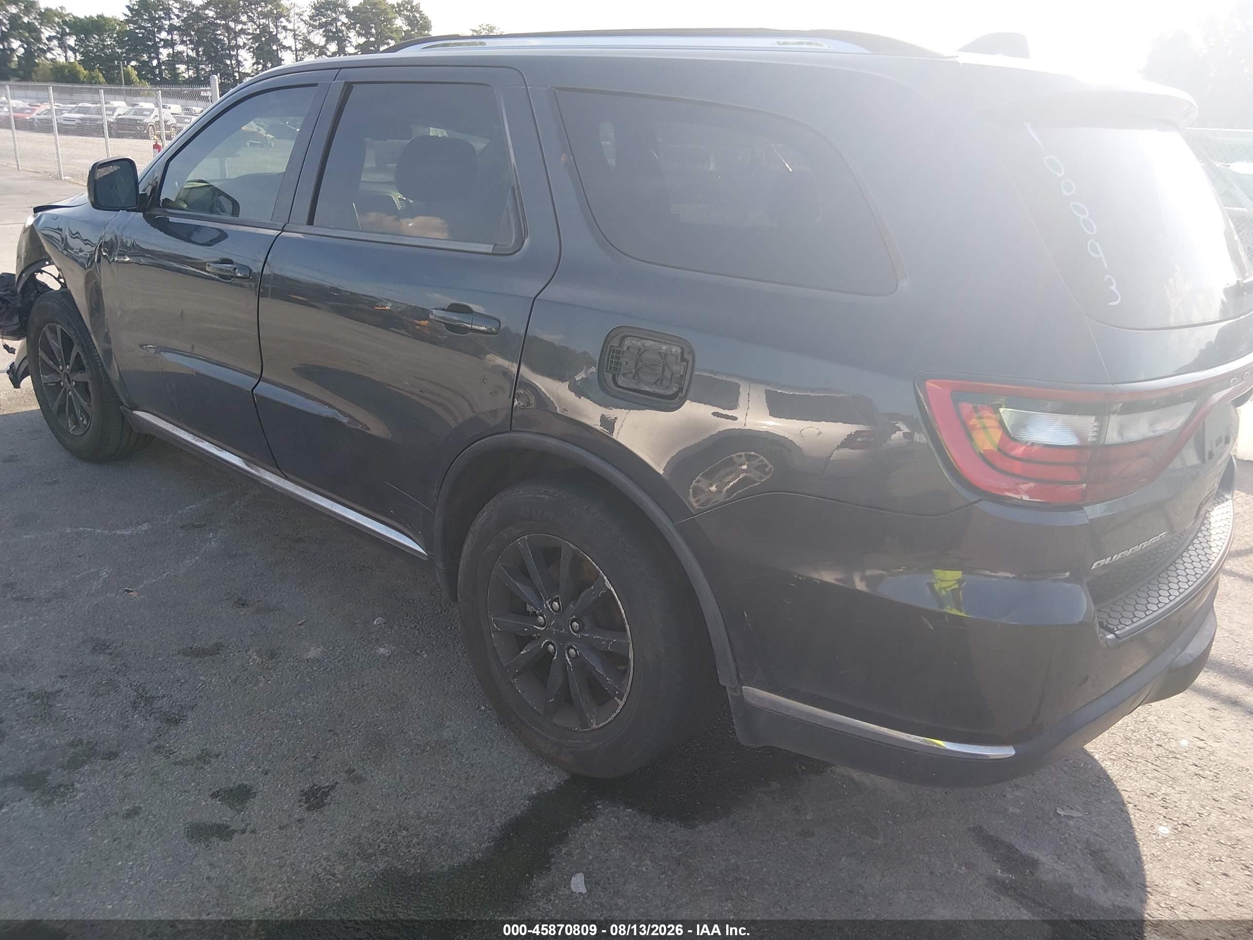 2015 Dodge Durango Sxt Black vin: 1C4RDHAG8FC100893