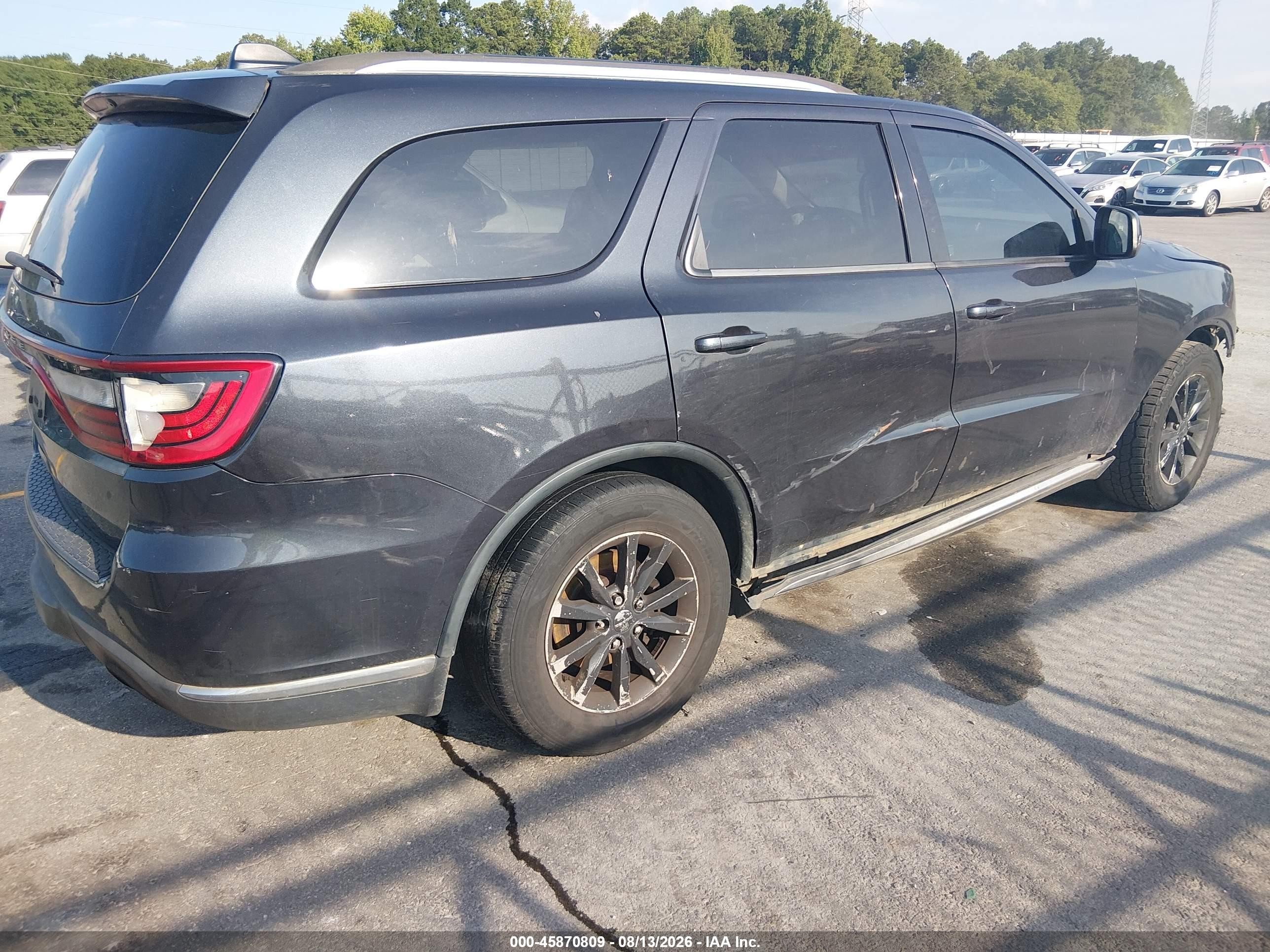 2015 Dodge Durango Sxt Black vin: 1C4RDHAG8FC100893