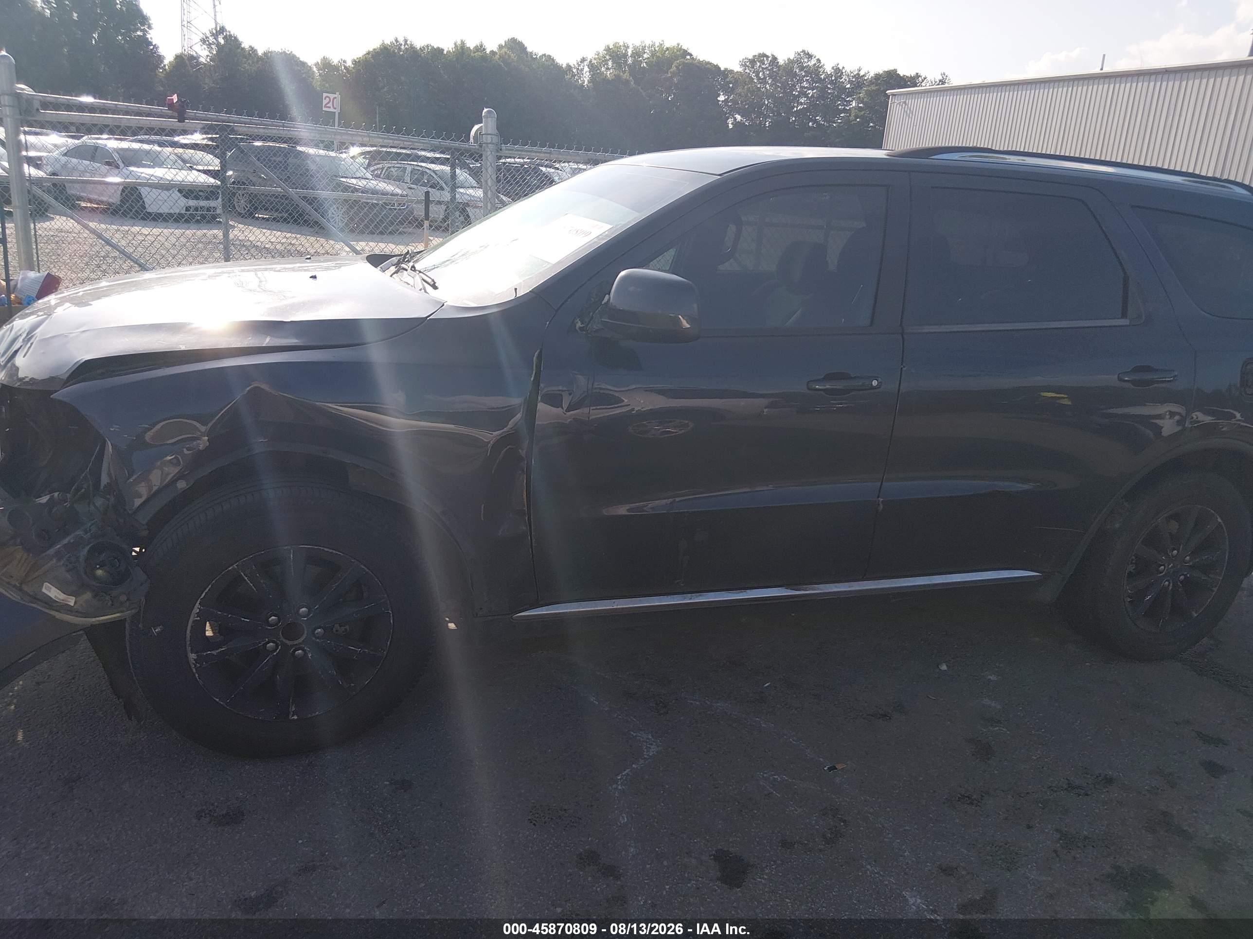 2015 Dodge Durango Sxt Black vin: 1C4RDHAG8FC100893