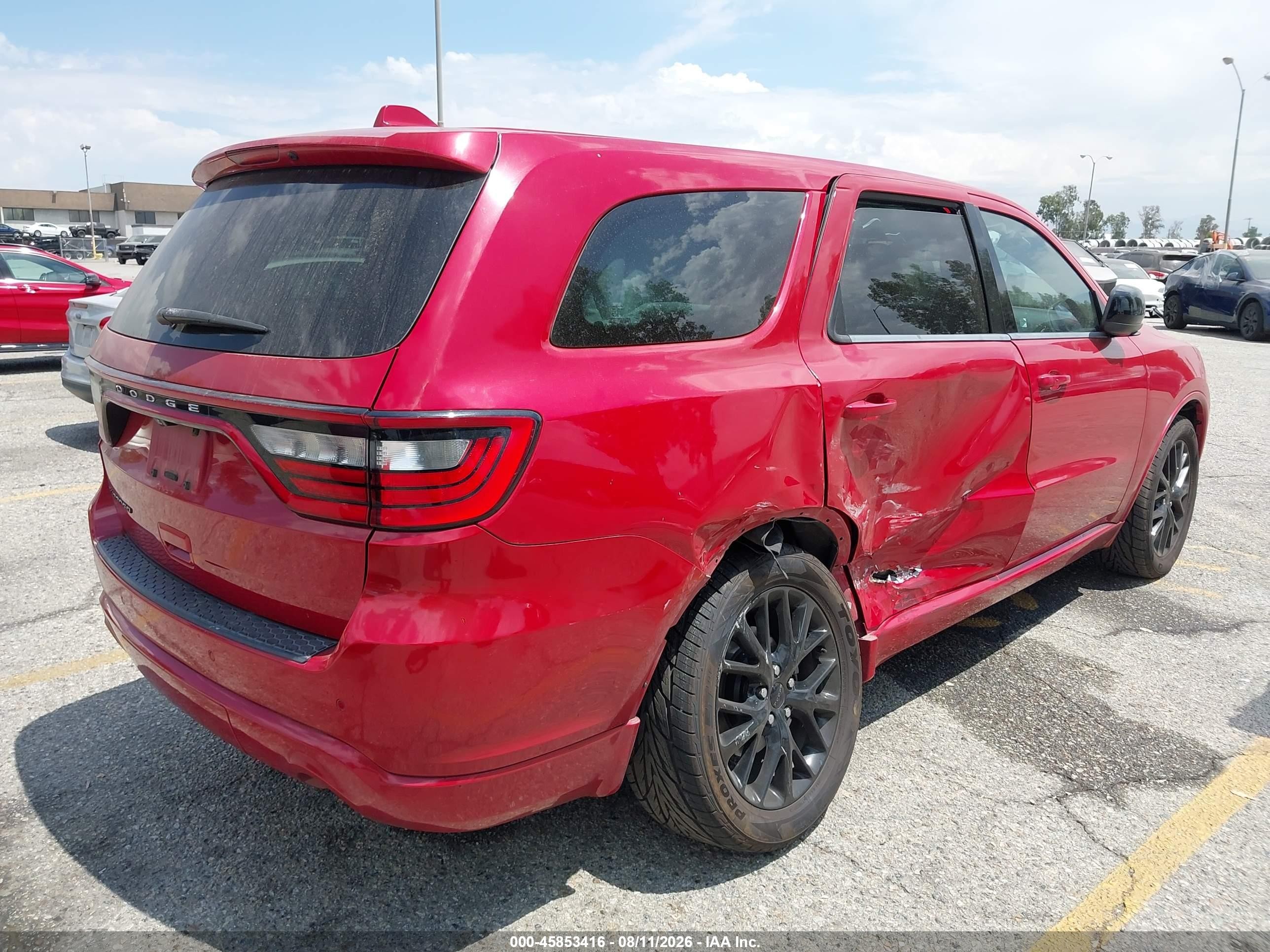 2015 Dodge Durango Sxt Red vin: 1C4RDHAG8FC132789