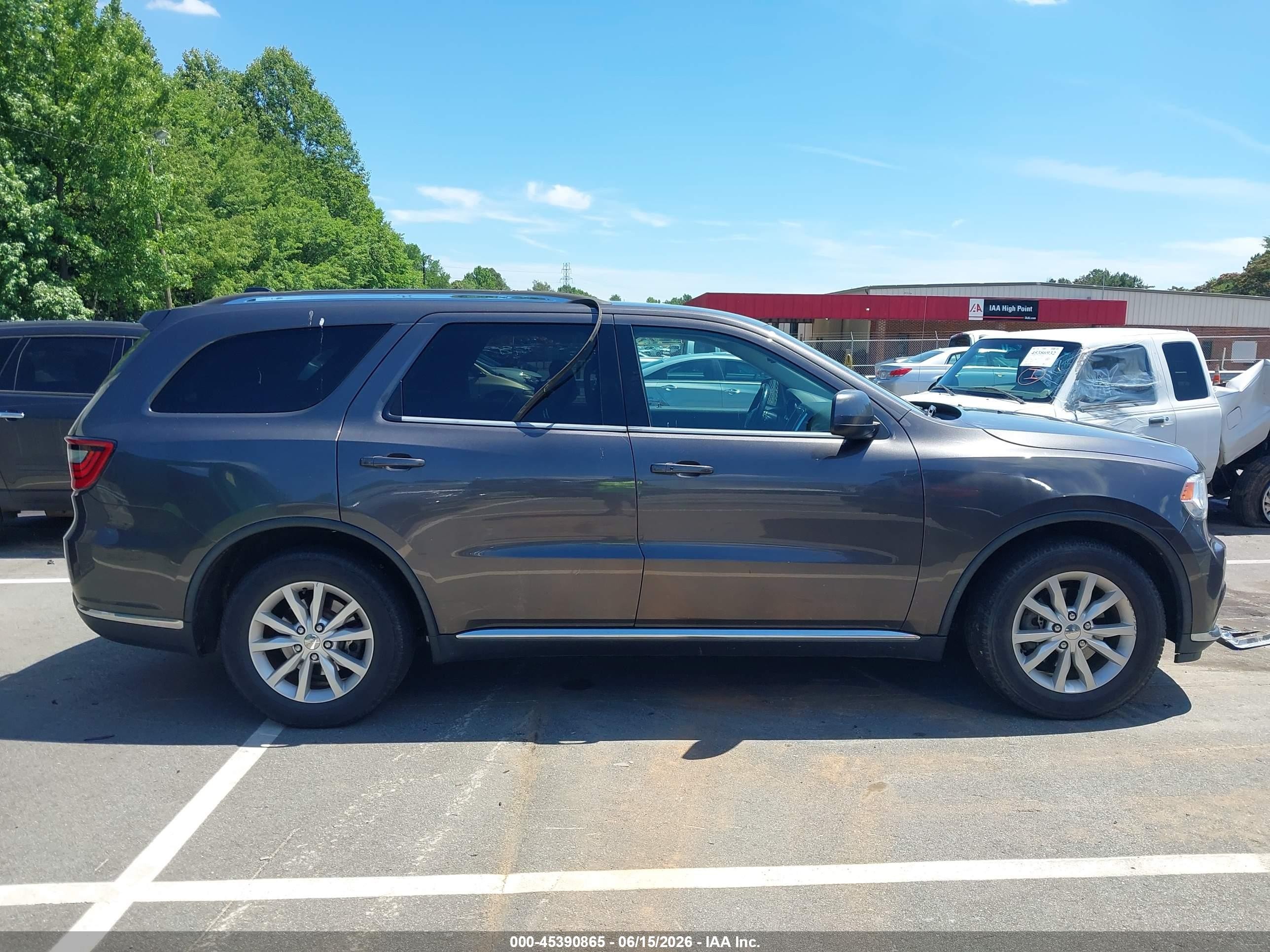 2015 Dodge Durango Sxt Gray vin: 1C4RDHAG8FC869880