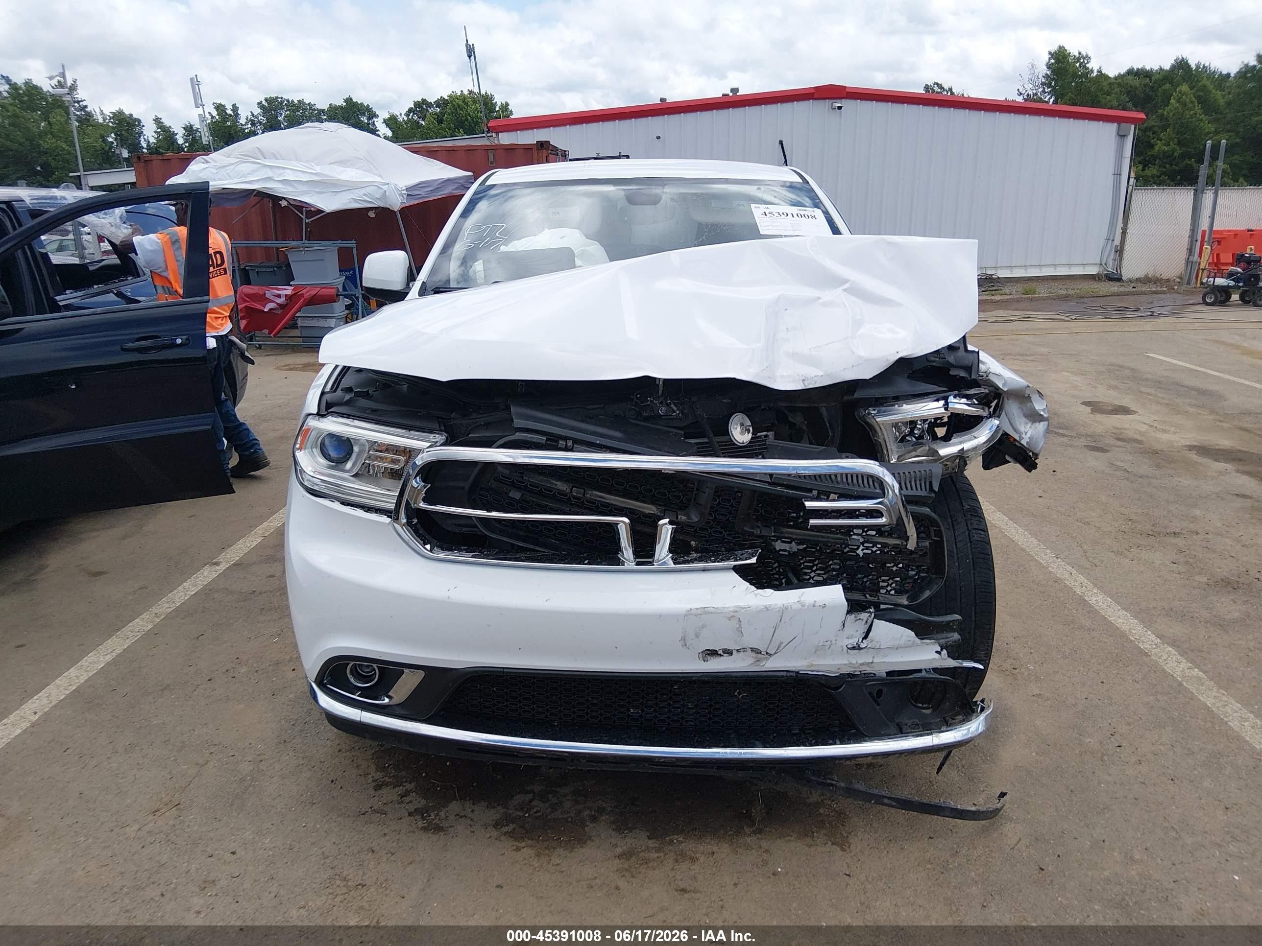 2017 Dodge Durango Sxt Rwd White vin: 1C4RDHAG8HC925920
