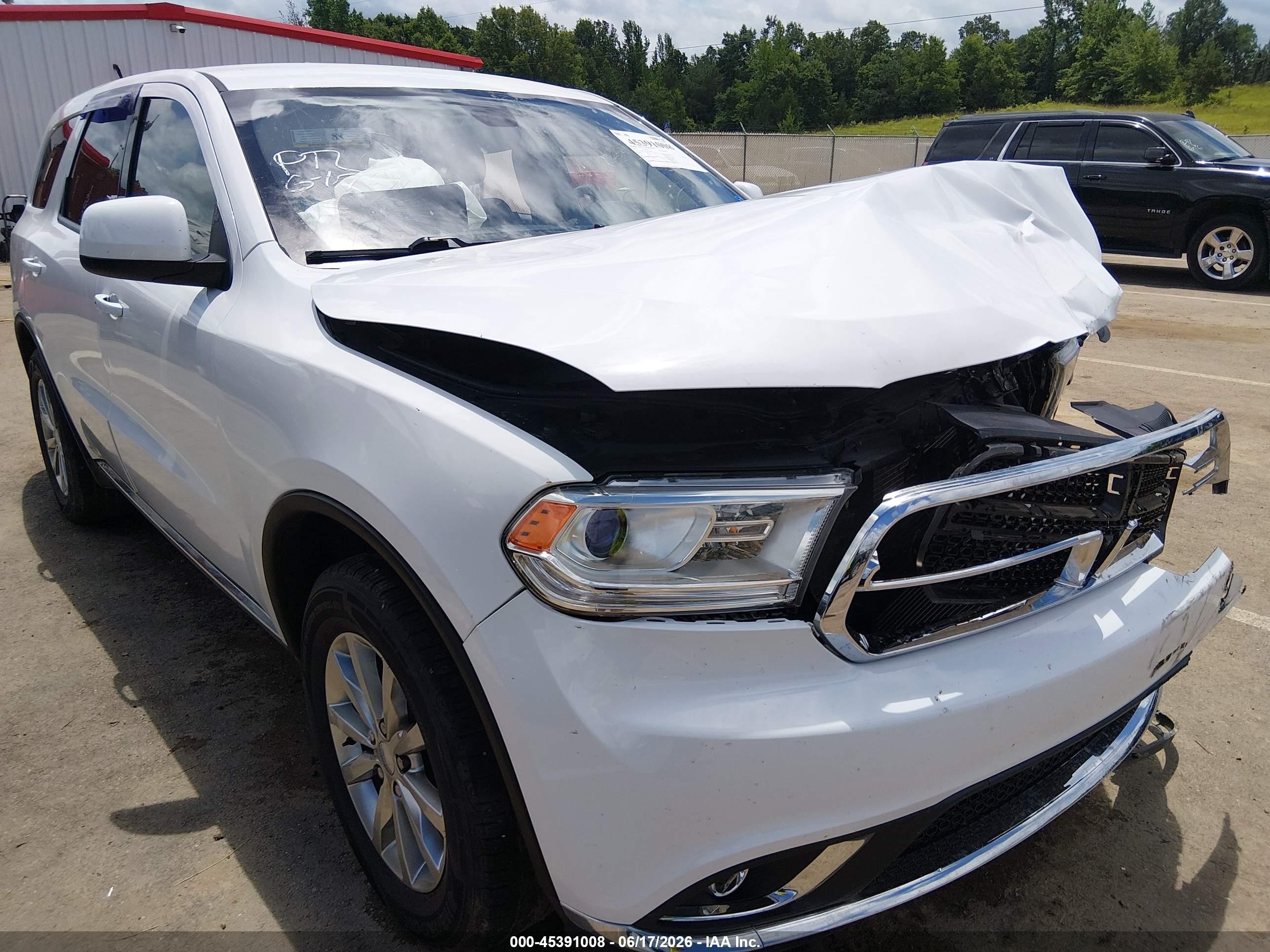 2017 Dodge Durango Sxt Rwd White vin: 1C4RDHAG8HC925920