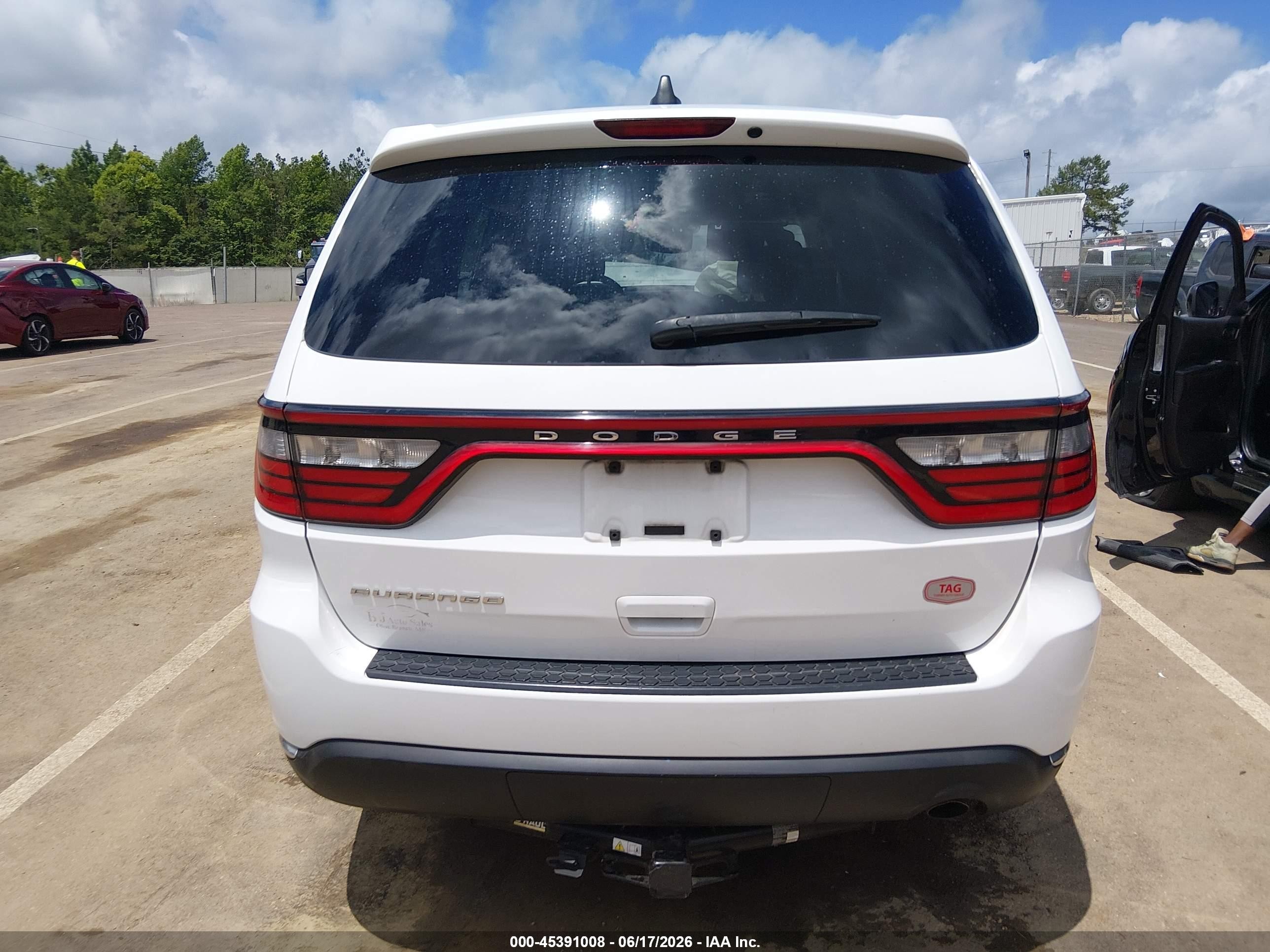 2017 Dodge Durango Sxt Rwd White vin: 1C4RDHAG8HC925920
