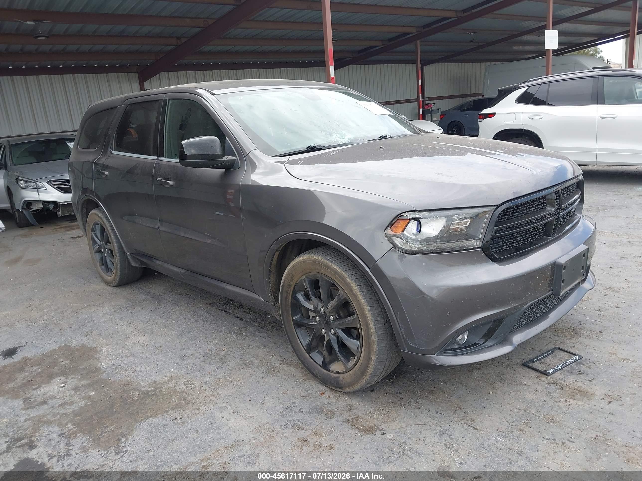 2018 Dodge Durango Sxt Rwd Серый vin: 1C4RDHAG8JC226583