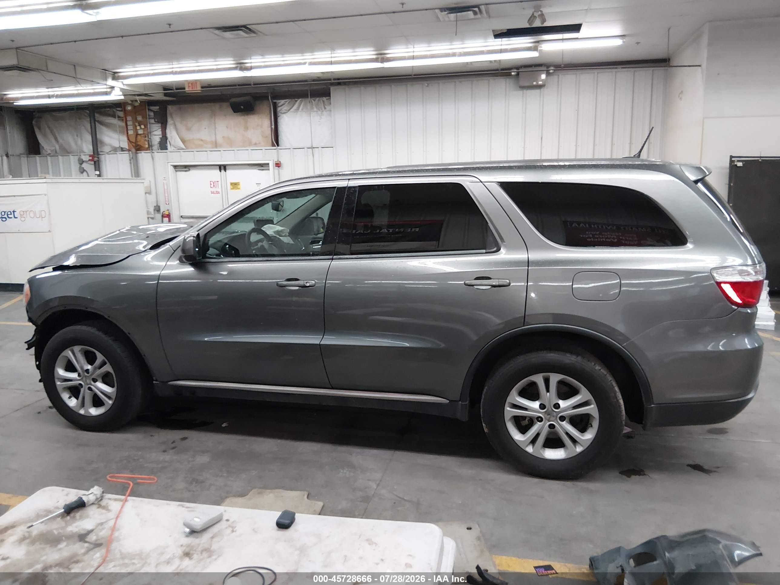 2013 Dodge Durango Sxt Серый vin: 1C4RDHAG9DC527402