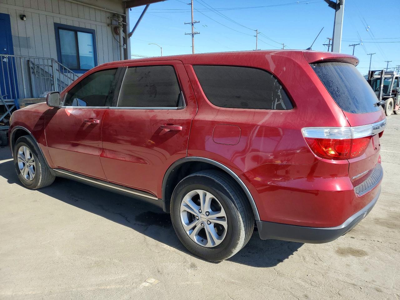 2013 Dodge Durango Sxt Red vin: 1C4RDHAG9DC552459