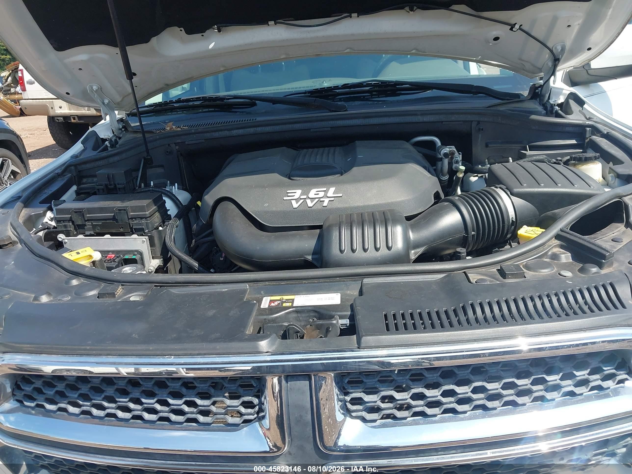 2013 Dodge Durango Sxt Белый vin: 1C4RDHAG9DC657342