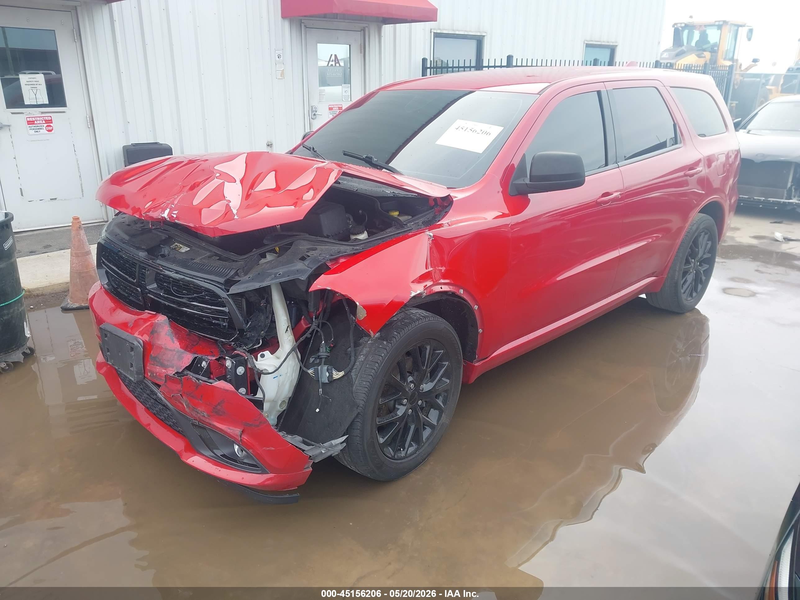 2015 Dodge Durango Sxt Red vin: 1C4RDHAG9FC113703