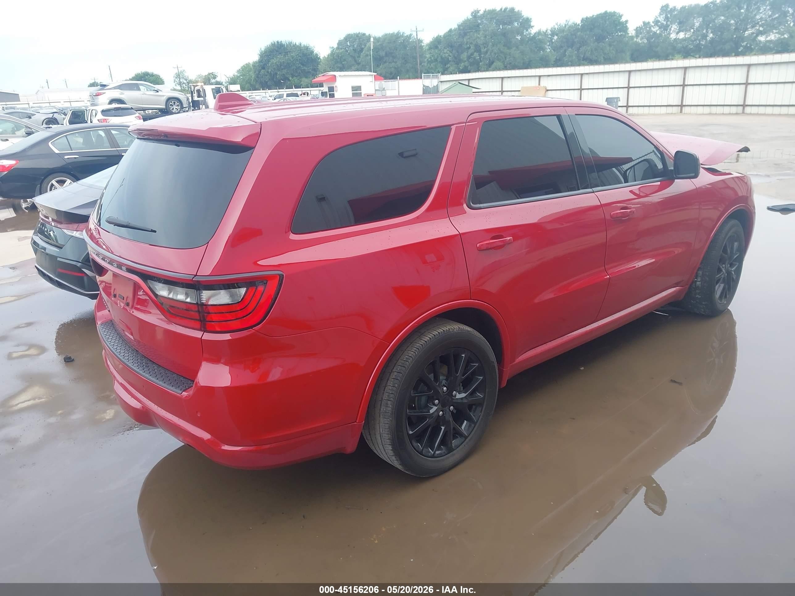 2015 Dodge Durango Sxt Red vin: 1C4RDHAG9FC113703