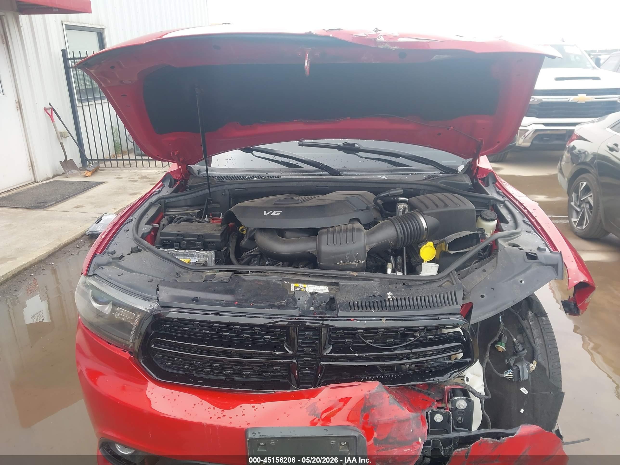 2015 Dodge Durango Sxt Red vin: 1C4RDHAG9FC113703