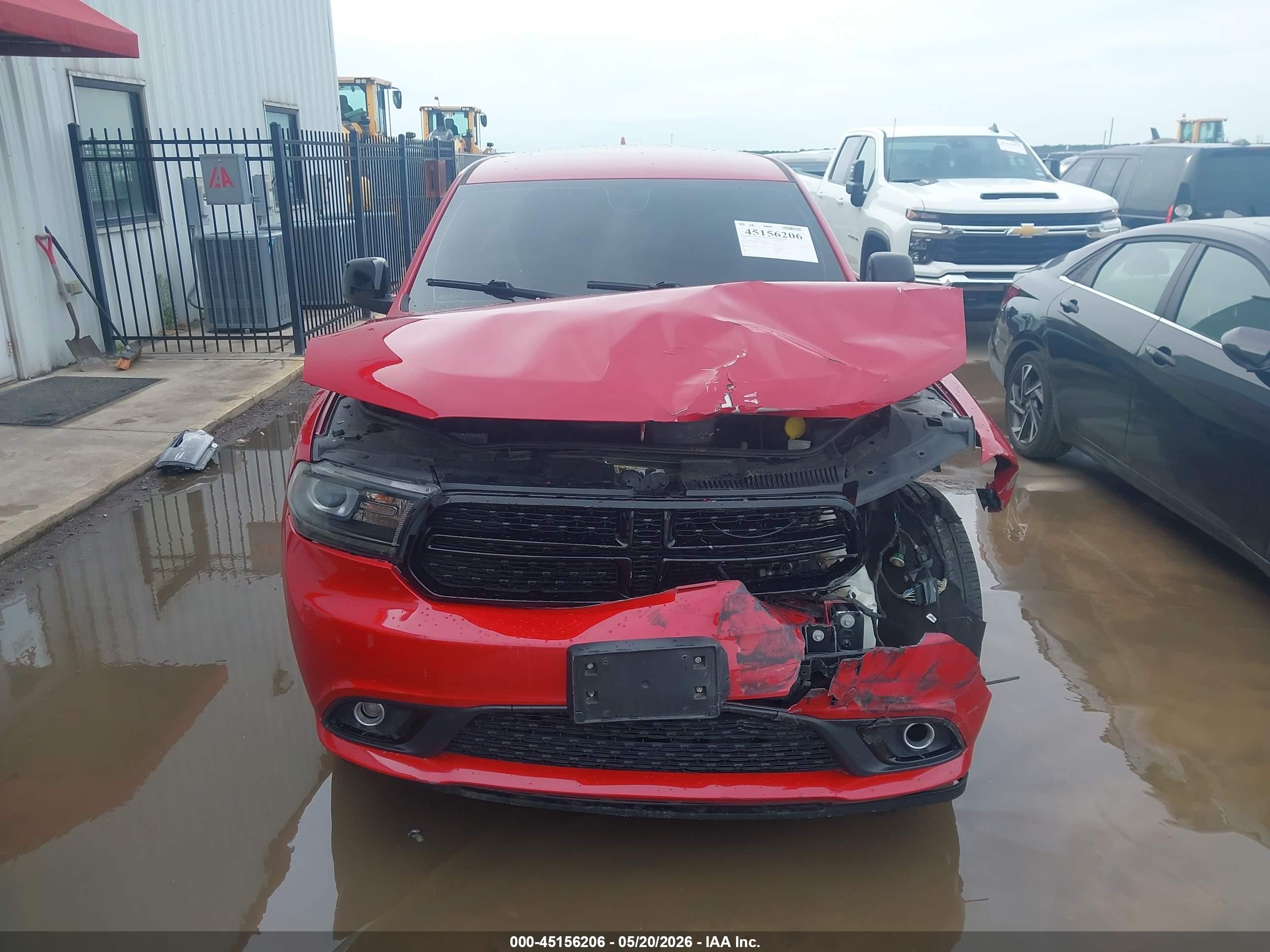 2015 Dodge Durango Sxt Red vin: 1C4RDHAG9FC113703