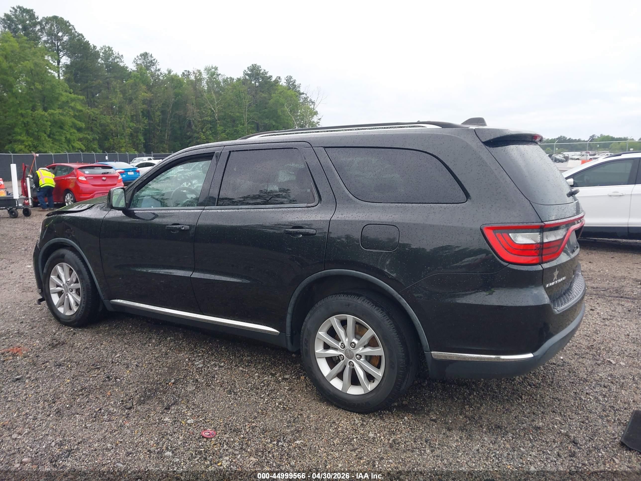 2015 Dodge Durango Sxt Black vin: 1C4RDHAG9FC760117