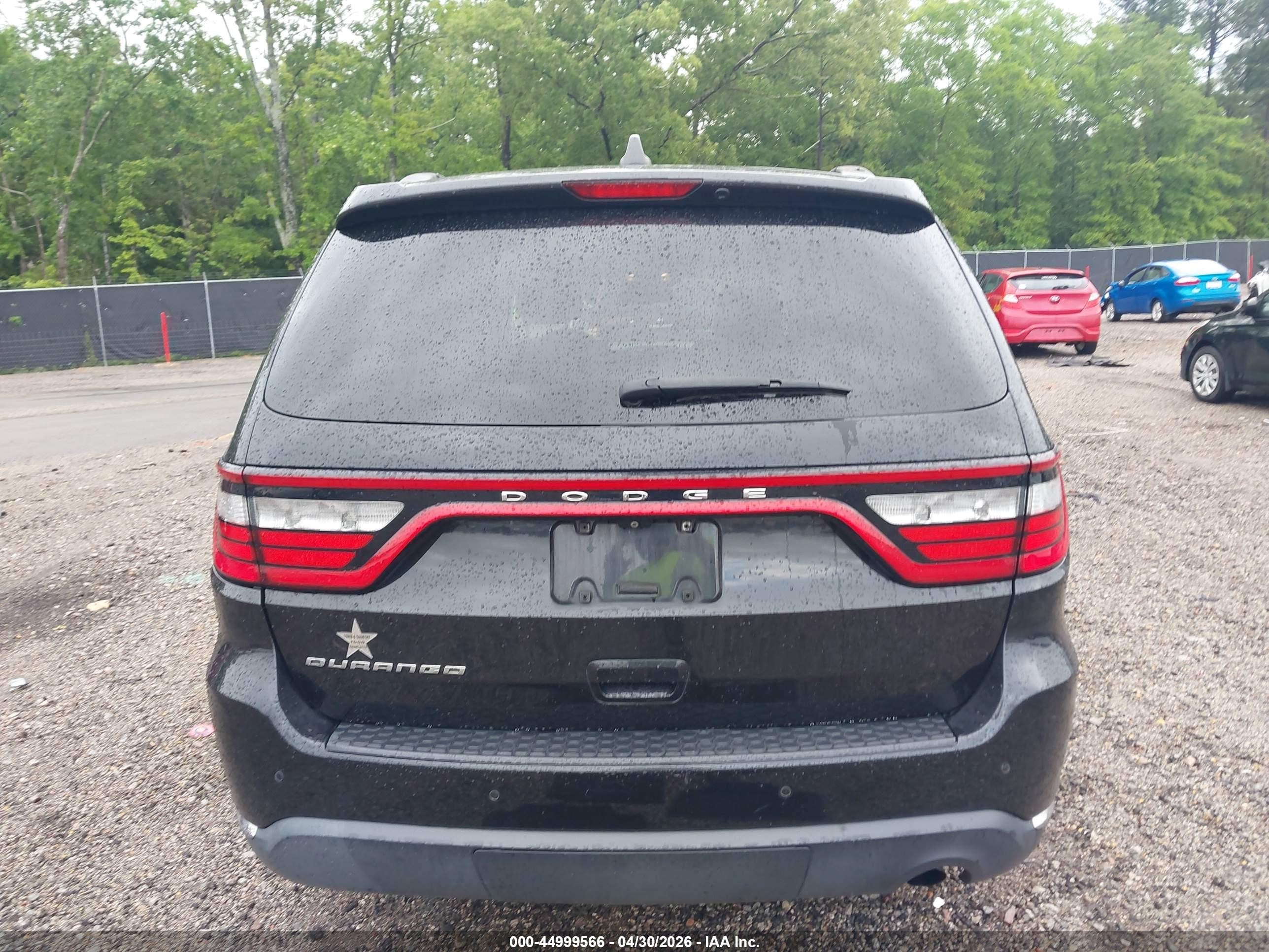 2015 Dodge Durango Sxt Black vin: 1C4RDHAG9FC760117