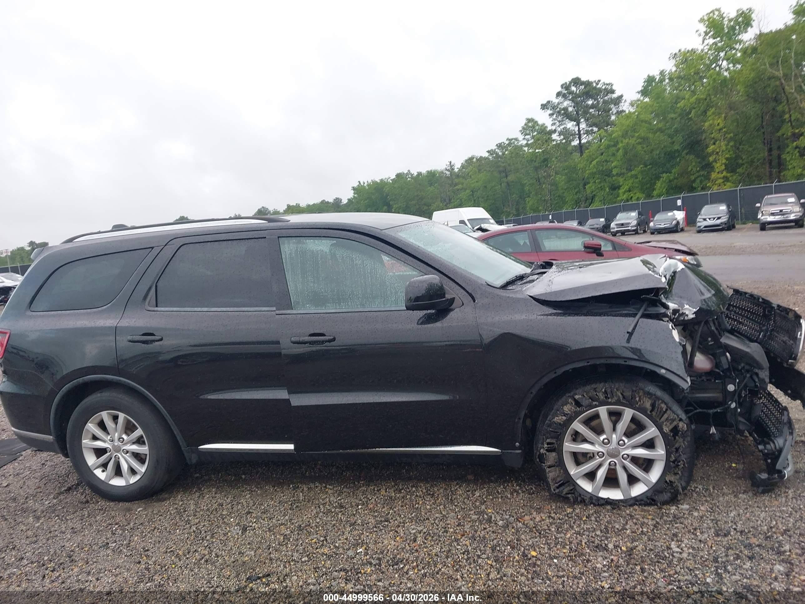 2015 Dodge Durango Sxt Black vin: 1C4RDHAG9FC760117