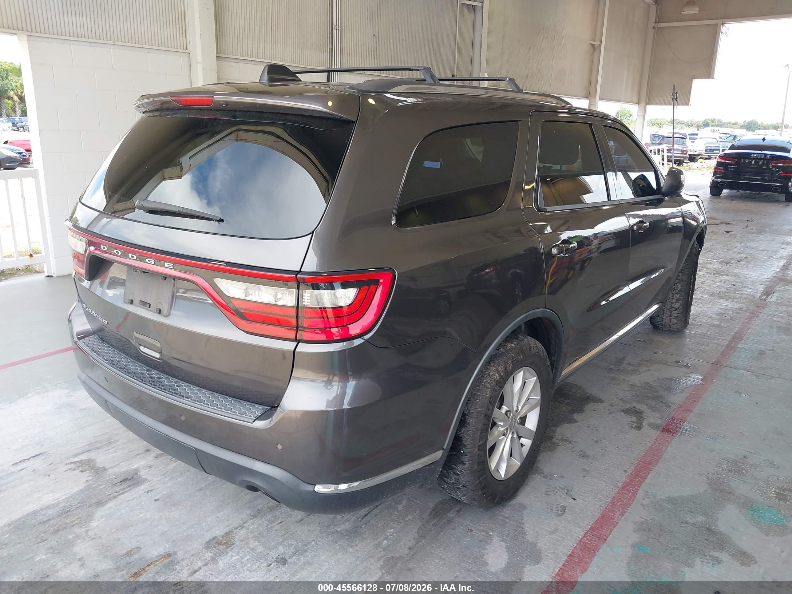2015 Dodge Durango Sxt Gray vin: 1C4RDHAG9FC770968