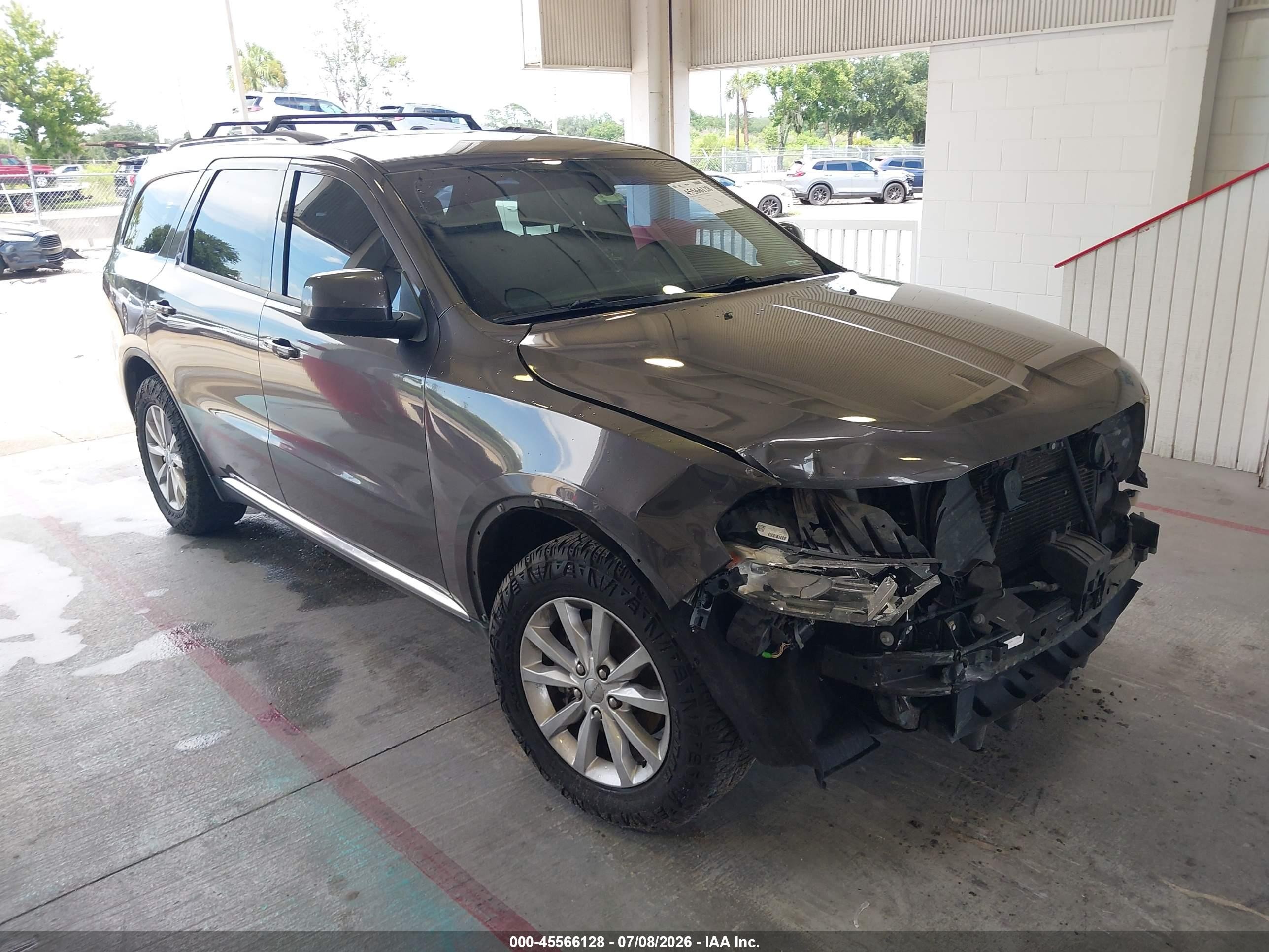 2015 Dodge Durango Sxt Gray vin: 1C4RDHAG9FC770968