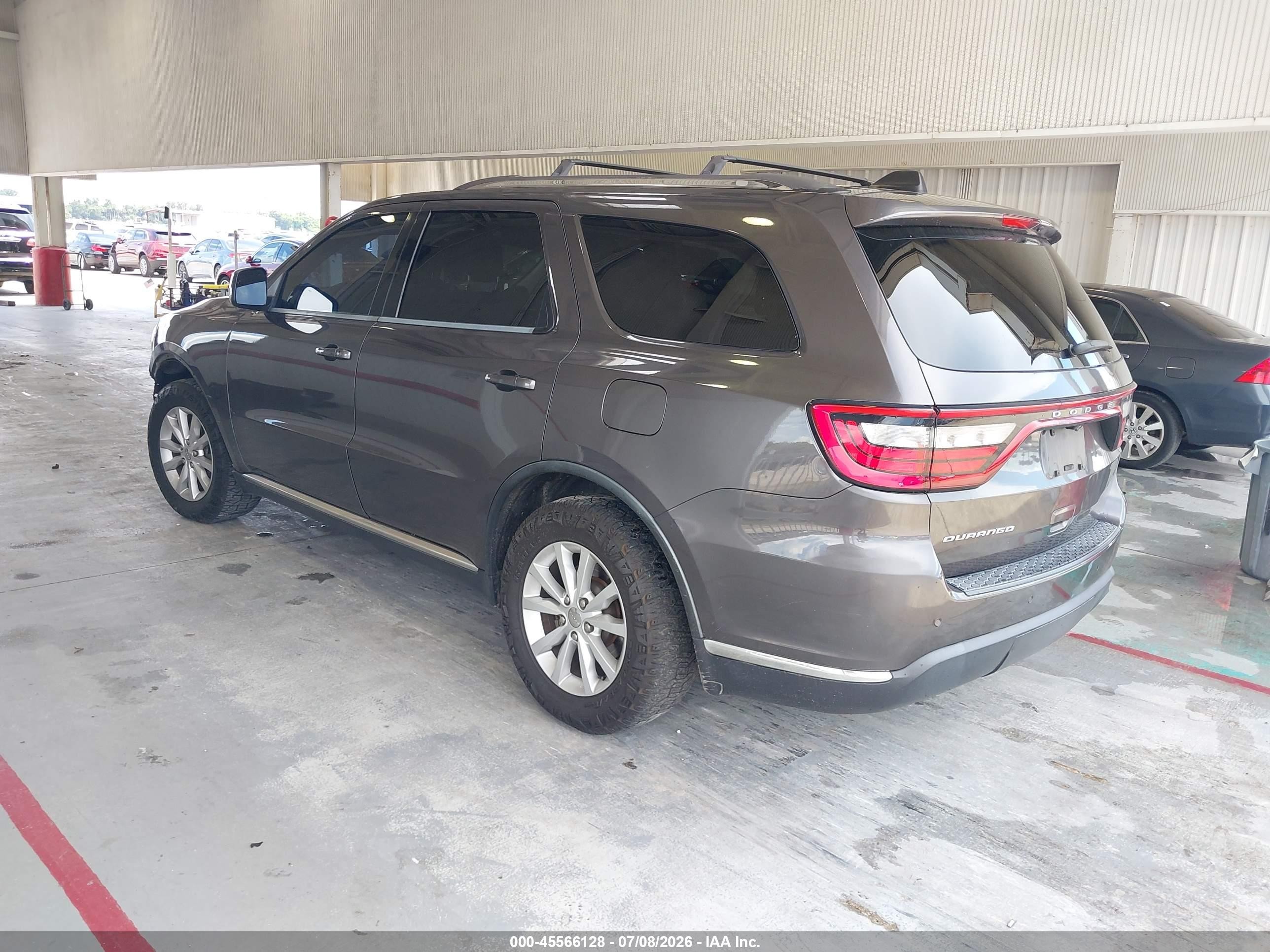 2015 Dodge Durango Sxt Gray vin: 1C4RDHAG9FC770968
