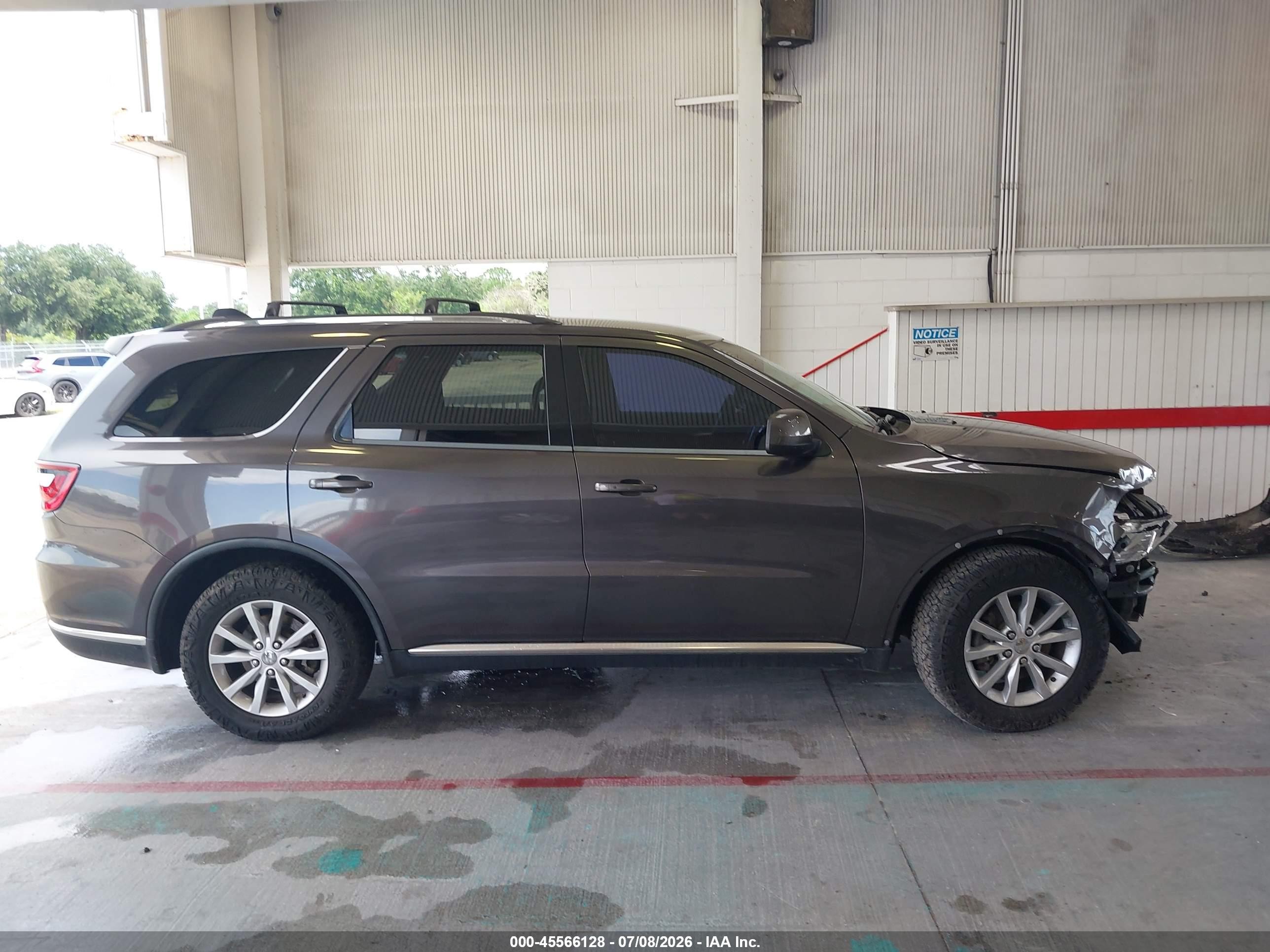 2015 Dodge Durango Sxt Gray vin: 1C4RDHAG9FC770968
