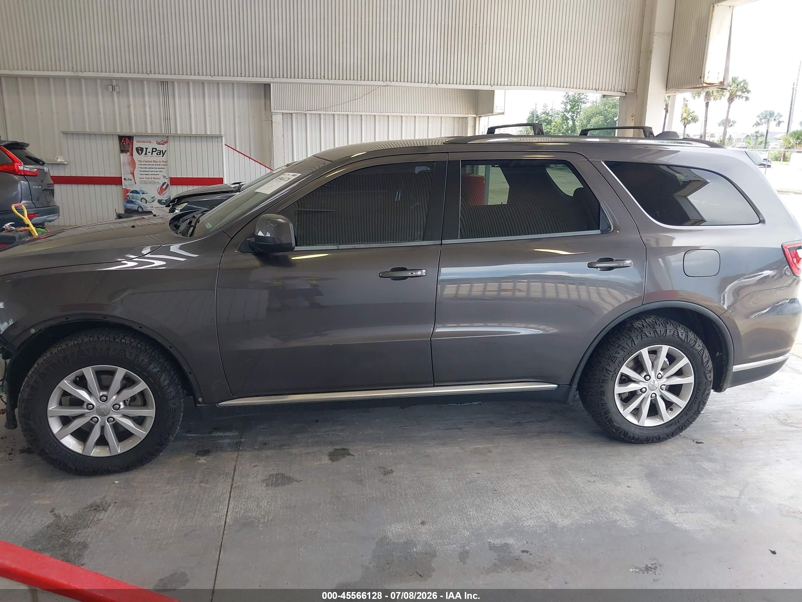 2015 Dodge Durango Sxt Gray vin: 1C4RDHAG9FC770968