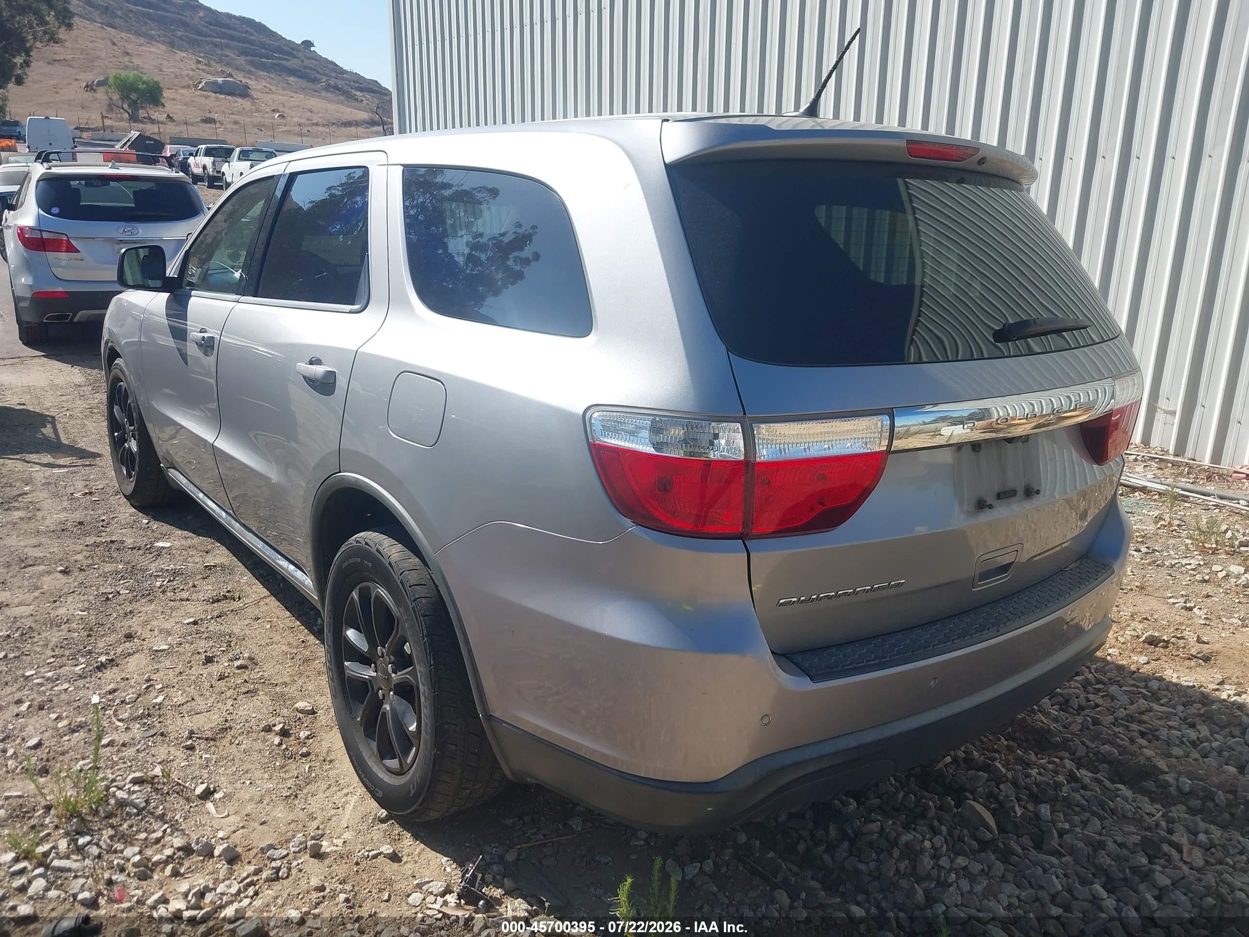 2013 Dodge Durango Sxt Silver vin: 1C4RDHAGXDC692942