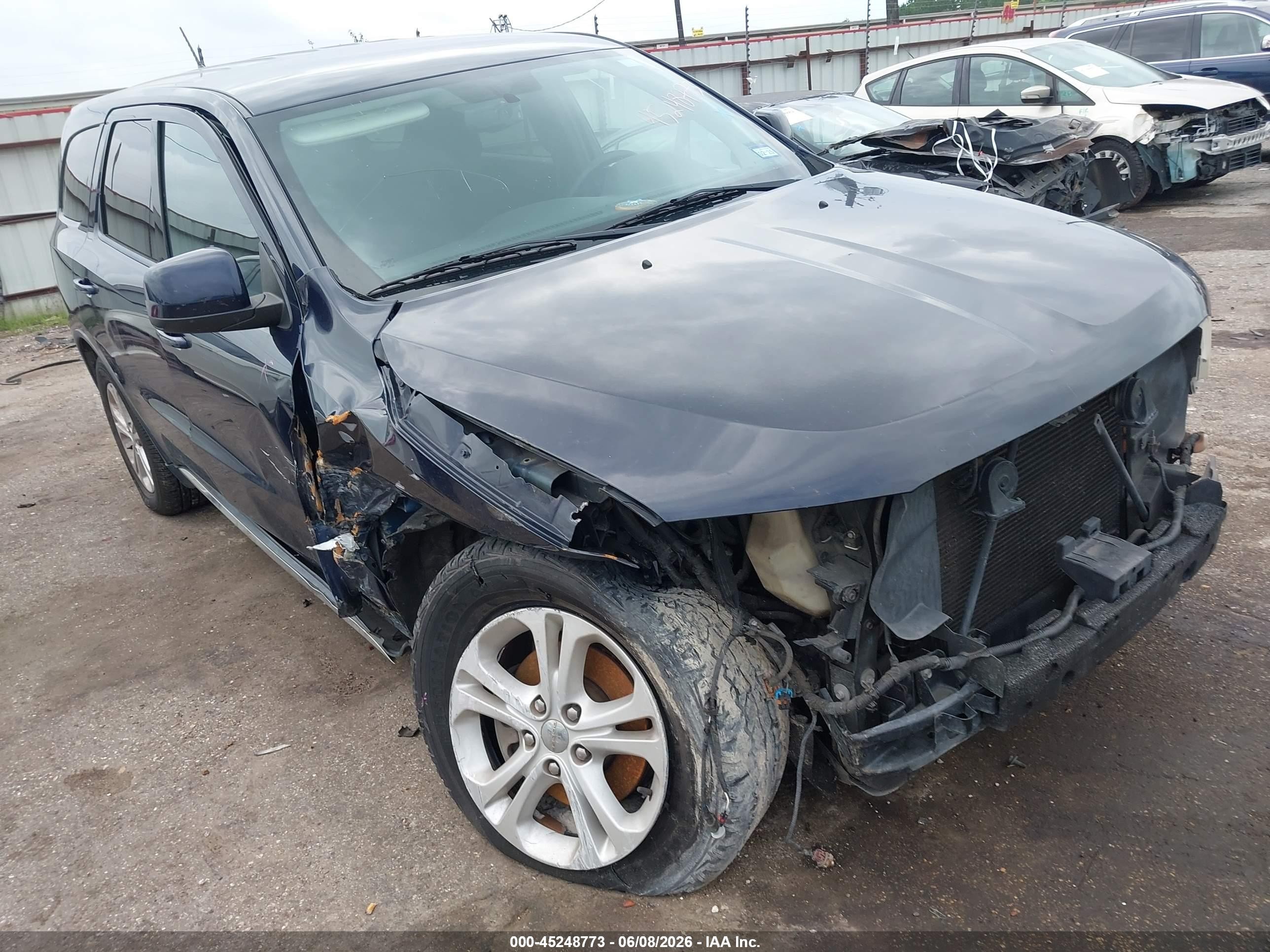 2013 Dodge Durango Sxt Blue vin: 1C4RDHAGXDC696635