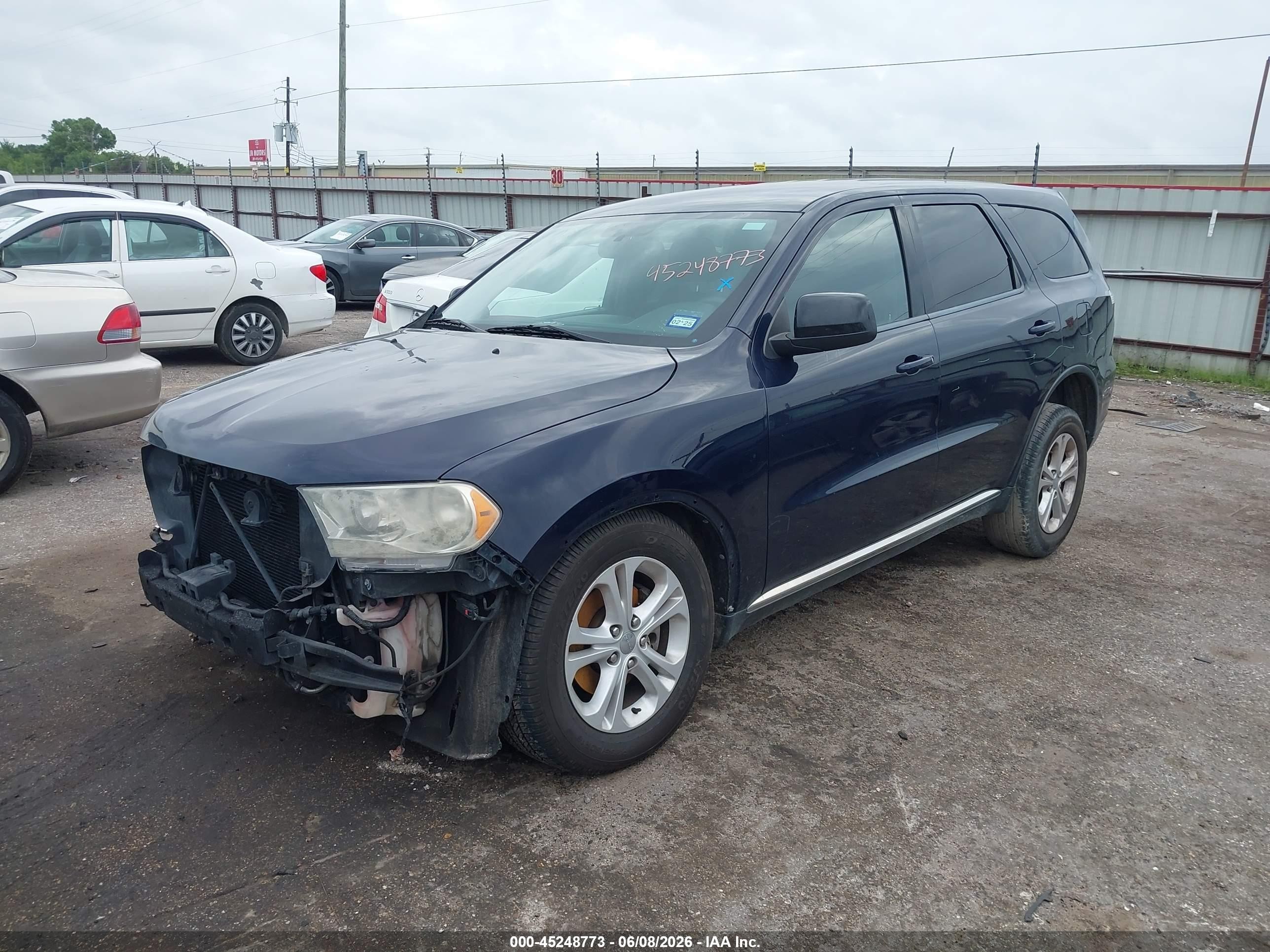 2013 Dodge Durango Sxt Blue vin: 1C4RDHAGXDC696635