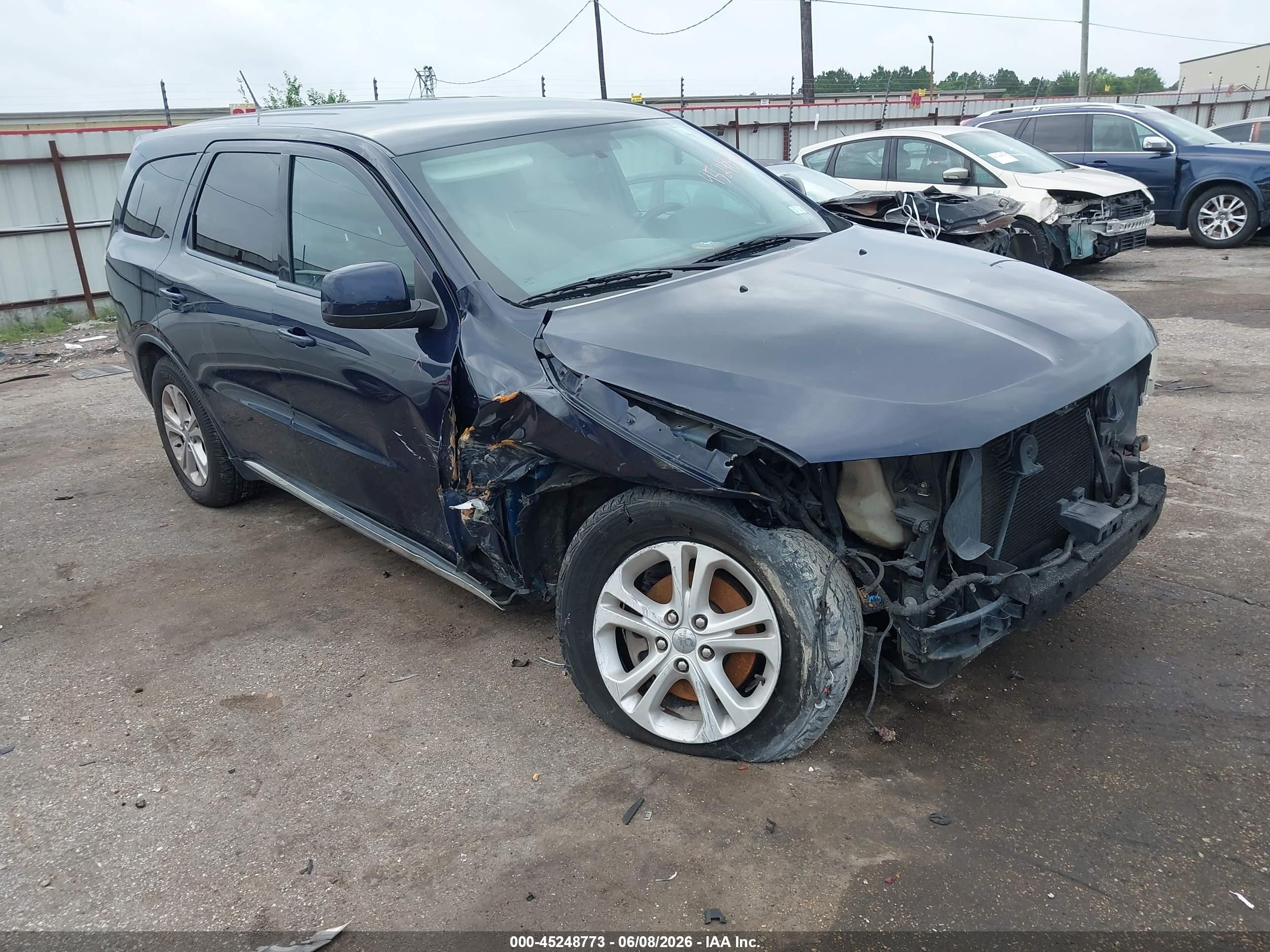 2013 Dodge Durango Sxt Blue vin: 1C4RDHAGXDC696635