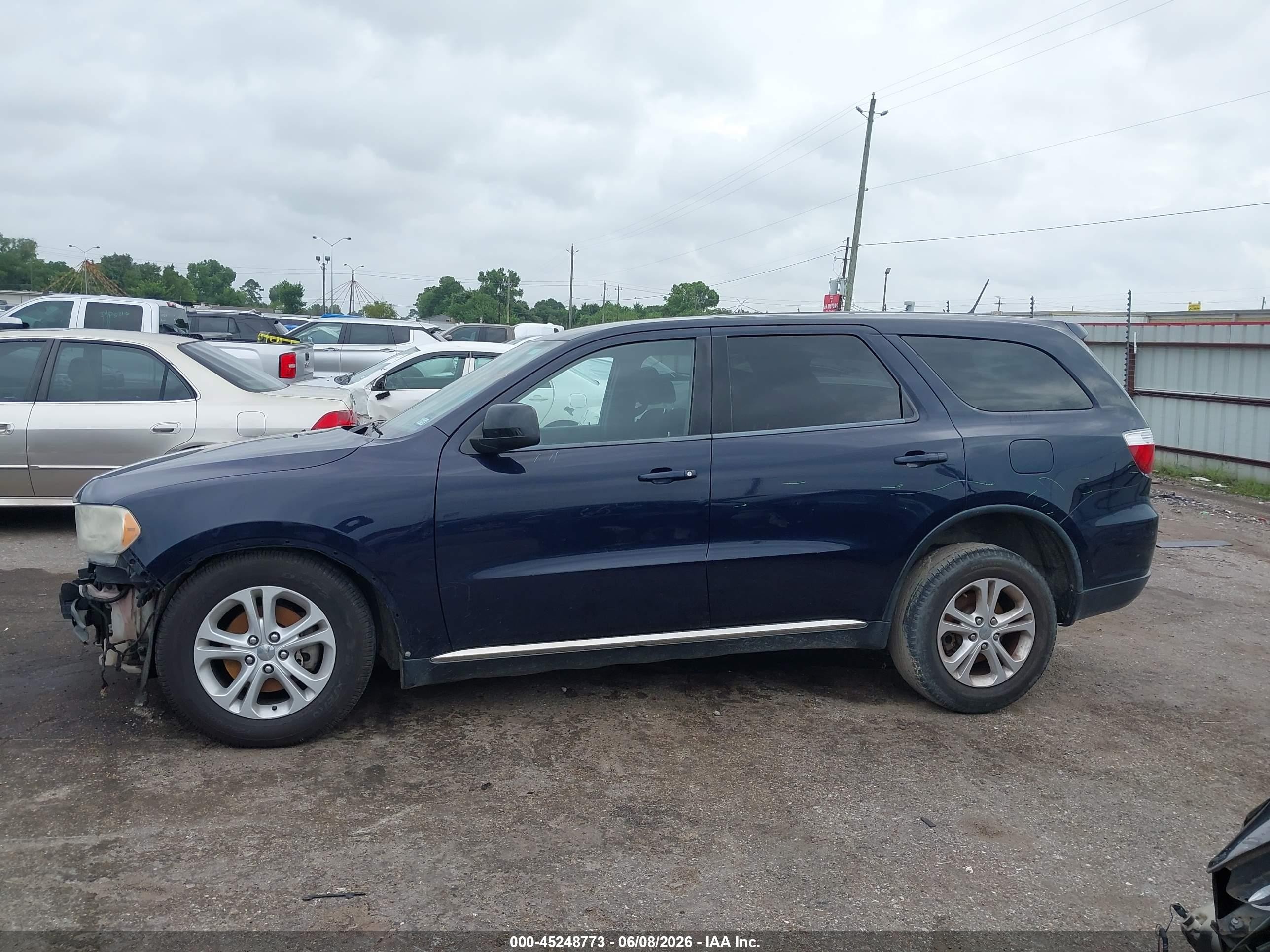 2013 Dodge Durango Sxt Blue vin: 1C4RDHAGXDC696635