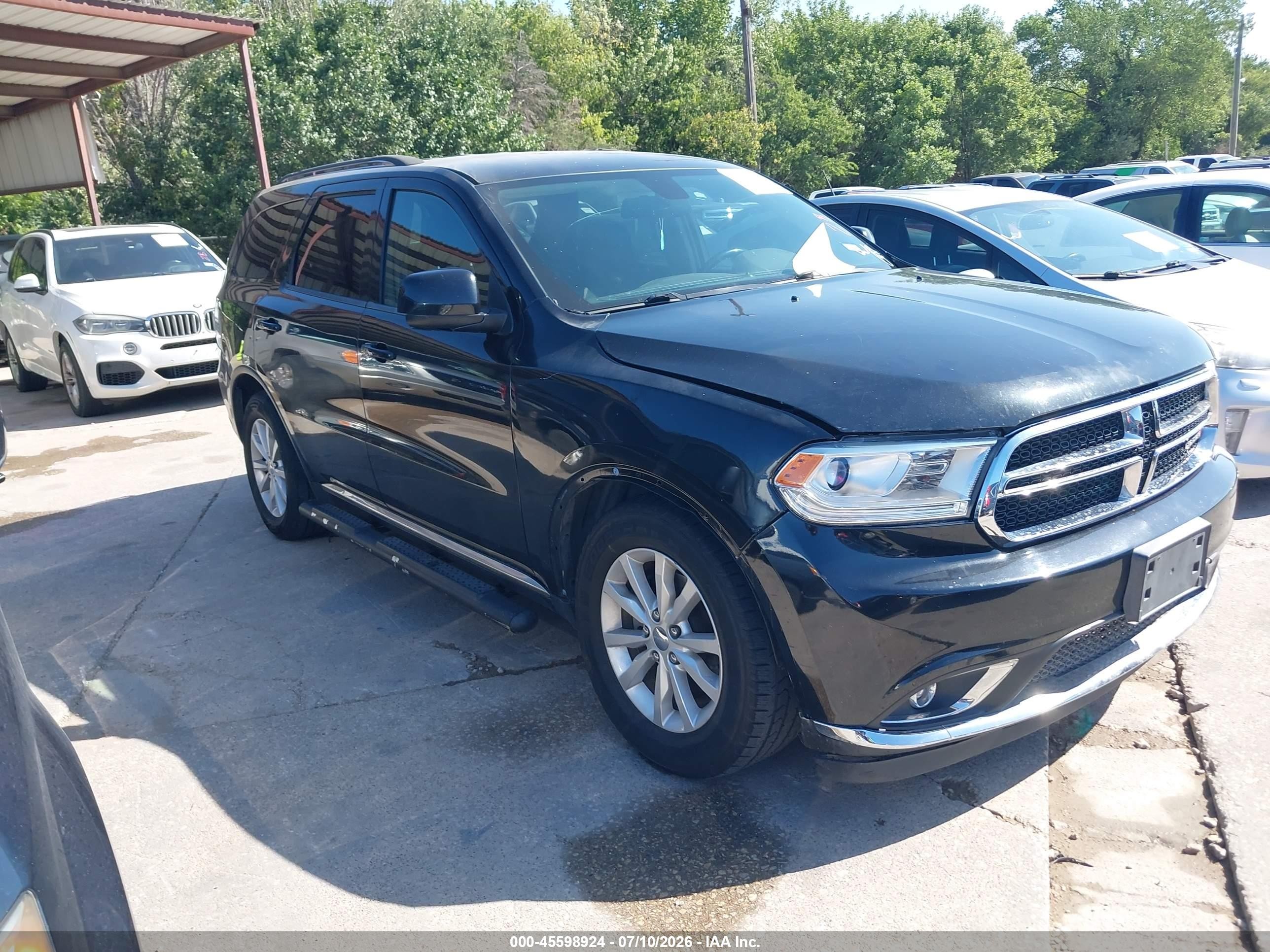 2014 Dodge Durango Sxt Черный vin: 1C4RDHAGXEC286435