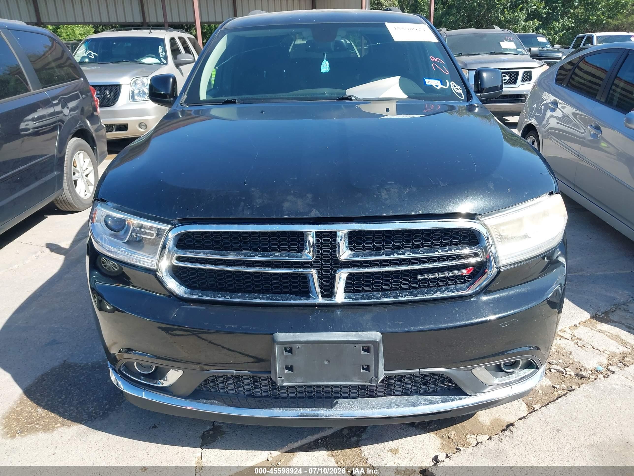 2014 Dodge Durango Sxt Черный vin: 1C4RDHAGXEC286435