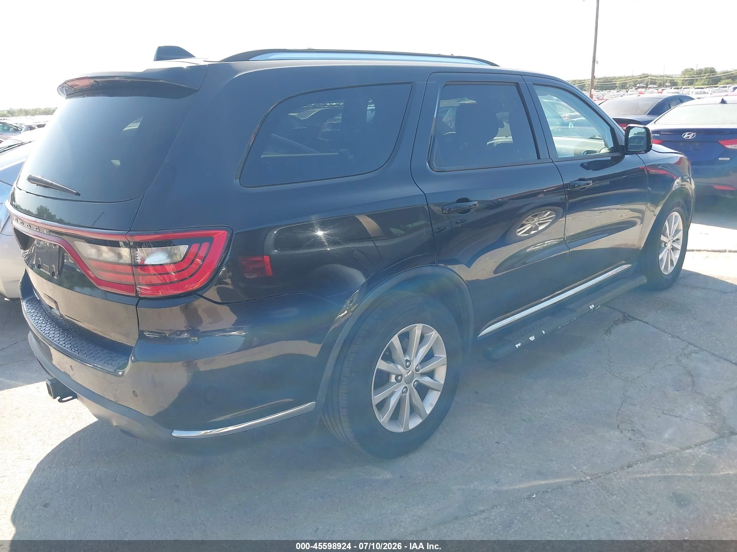 2014 Dodge Durango Sxt Черный vin: 1C4RDHAGXEC286435