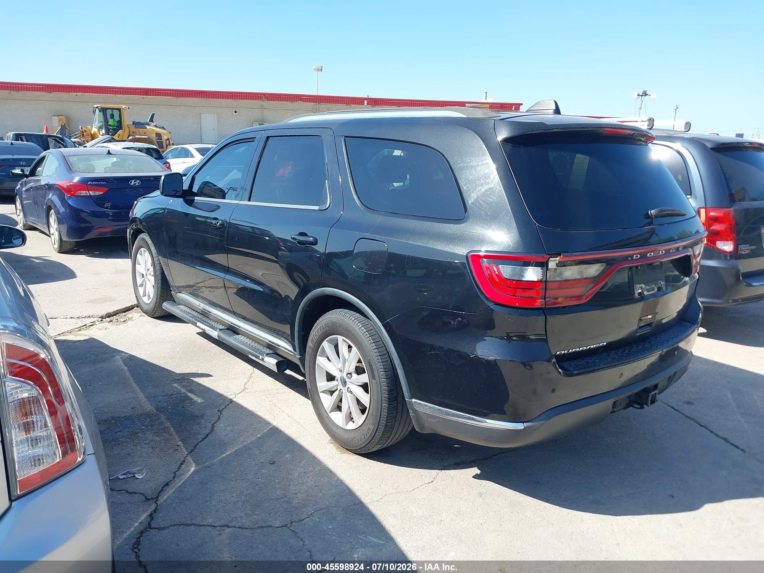2014 Dodge Durango Sxt Черный vin: 1C4RDHAGXEC286435