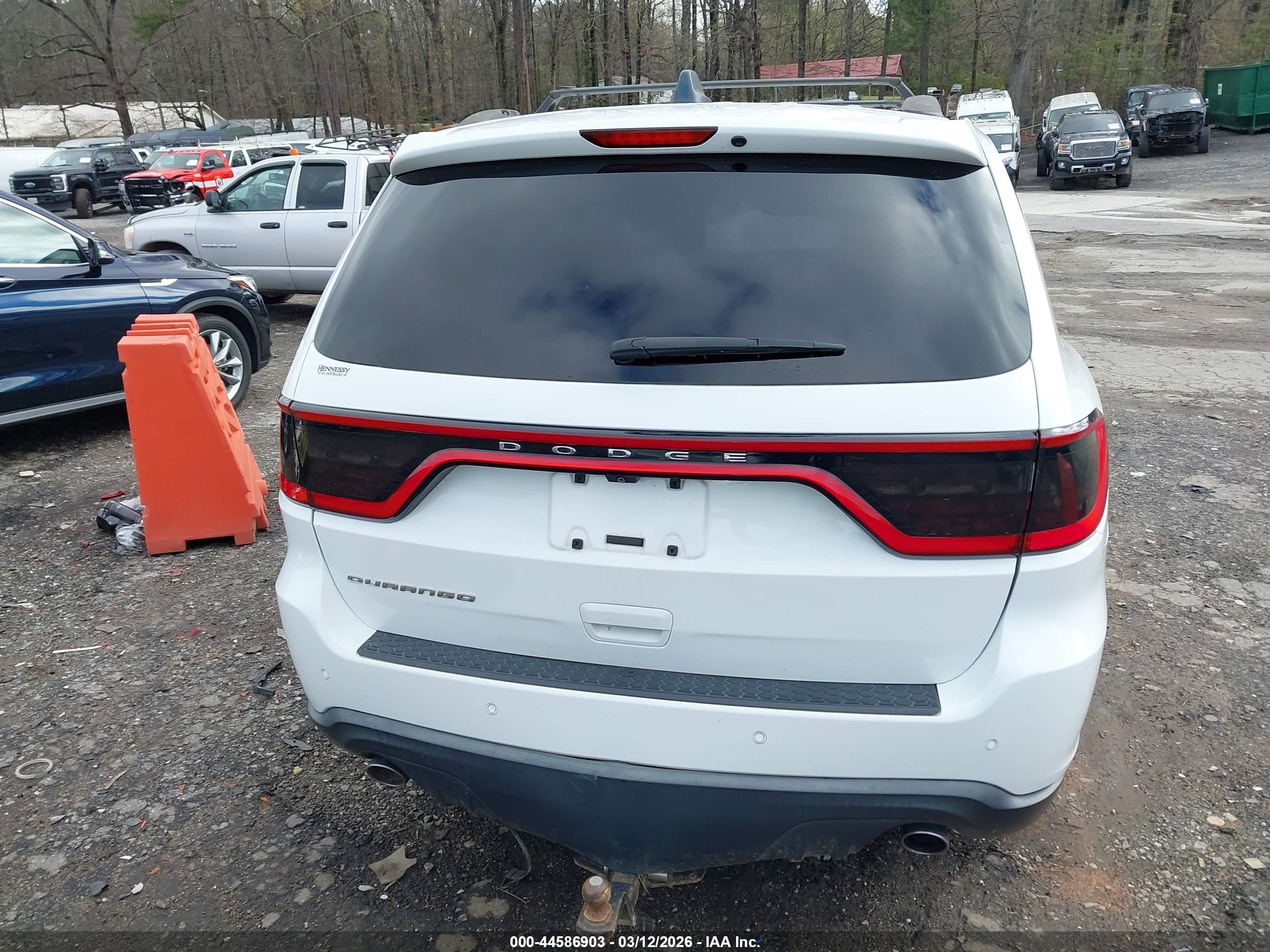 2014 Dodge Durango Sxt White vin: 1C4RDHAGXEC390911