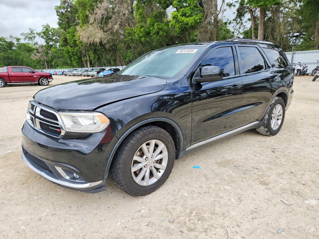 2014 Dodge Durango Sxt Black vin: 1C4RDHAGXEC483606