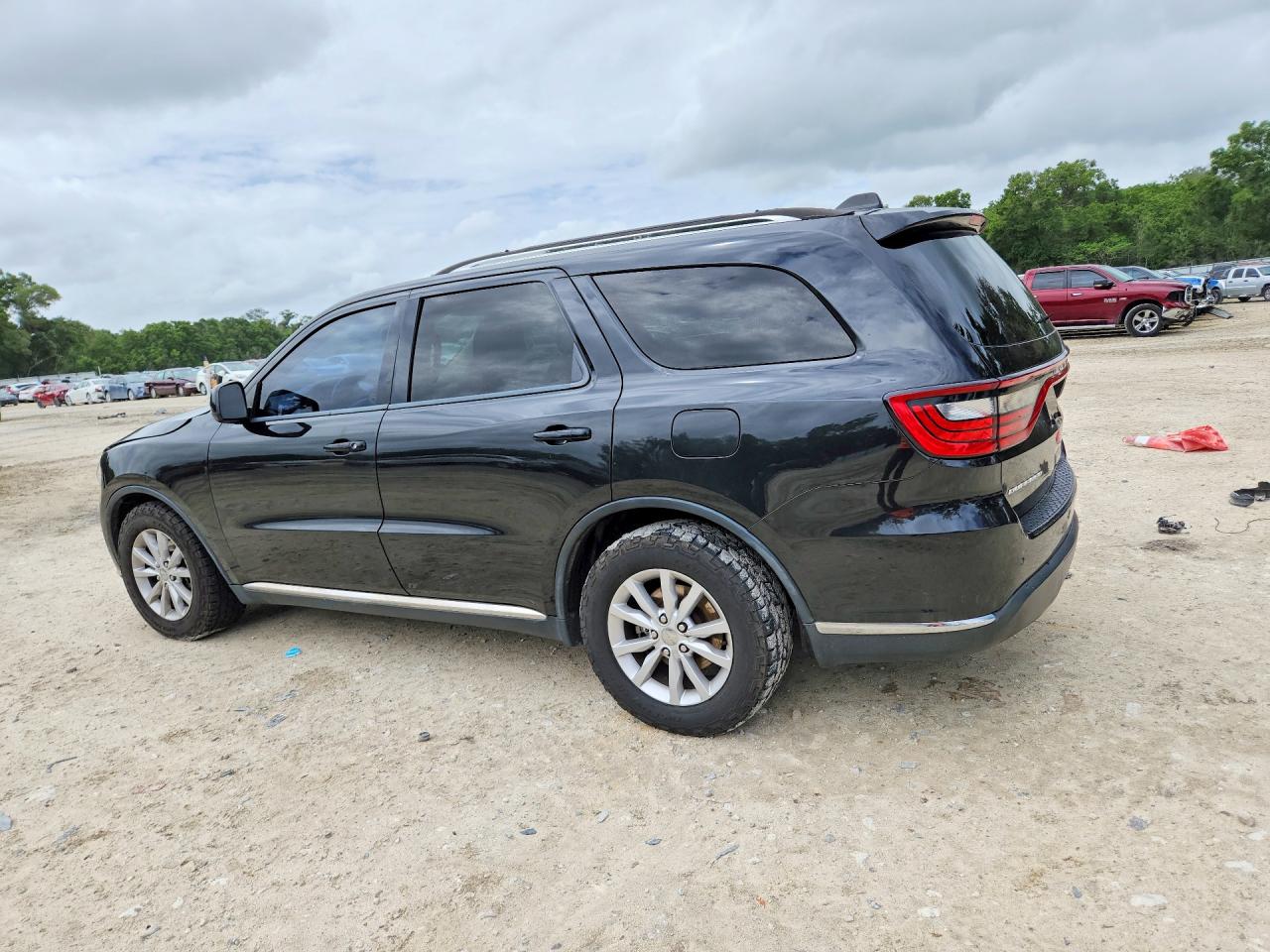 2014 Dodge Durango Sxt Black vin: 1C4RDHAGXEC483606
