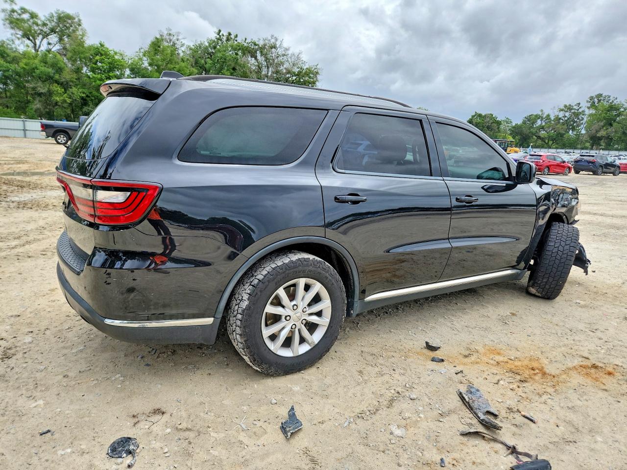 2014 Dodge Durango Sxt Black vin: 1C4RDHAGXEC483606