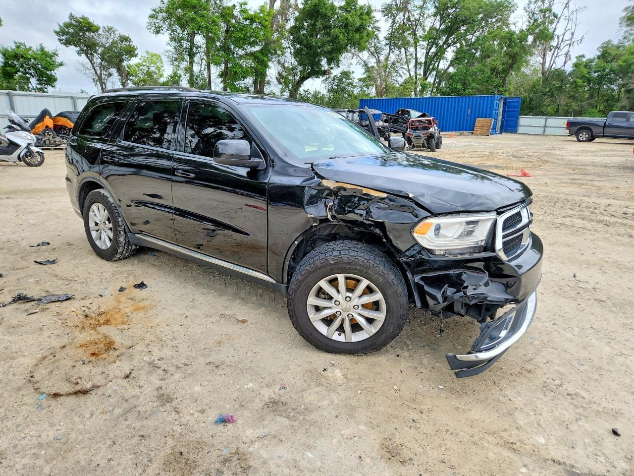 2014 Dodge Durango Sxt Black vin: 1C4RDHAGXEC483606