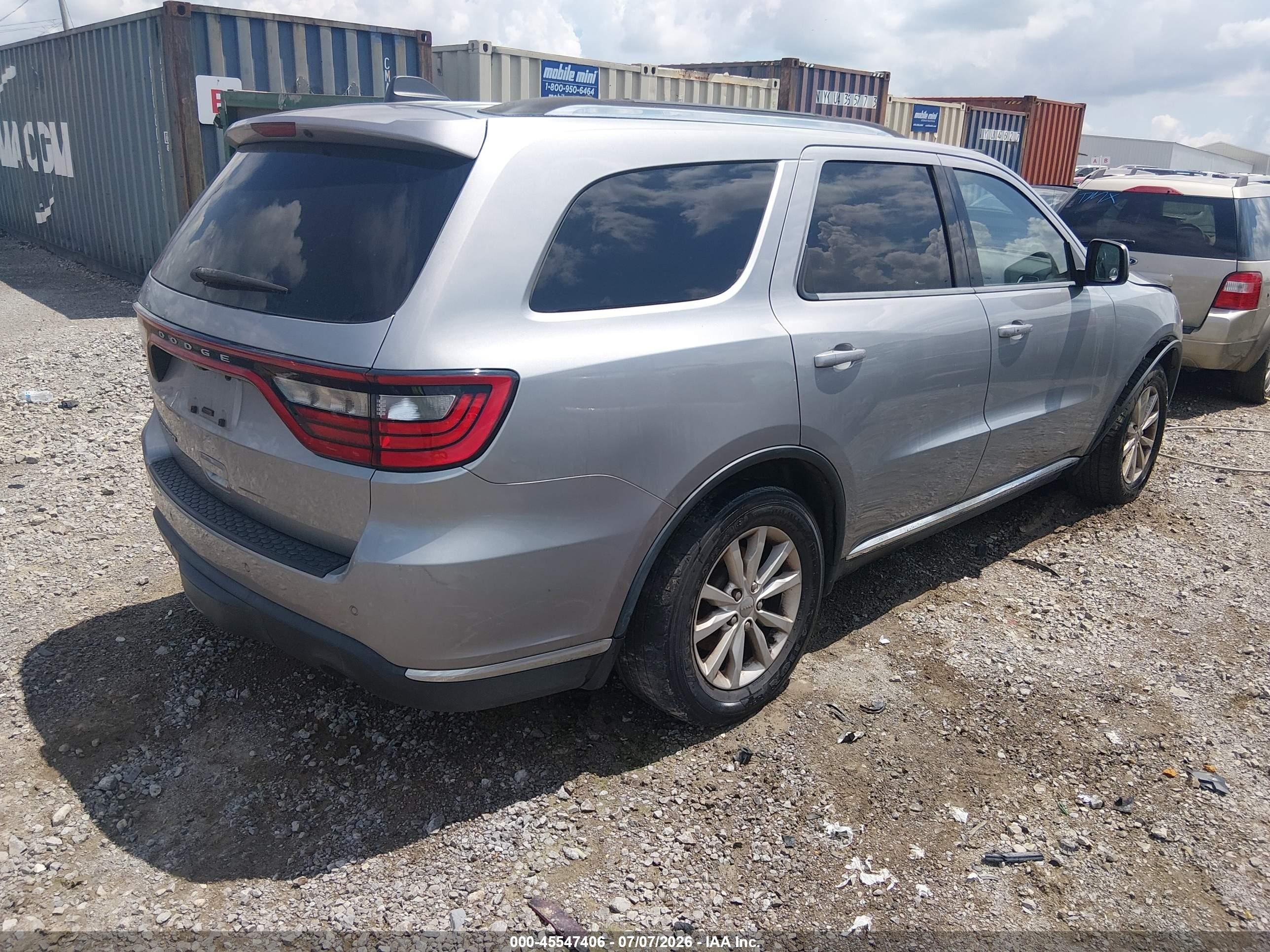 2014 Dodge Durango Sxt Серебряный vin: 1C4RDHAGXEC551676