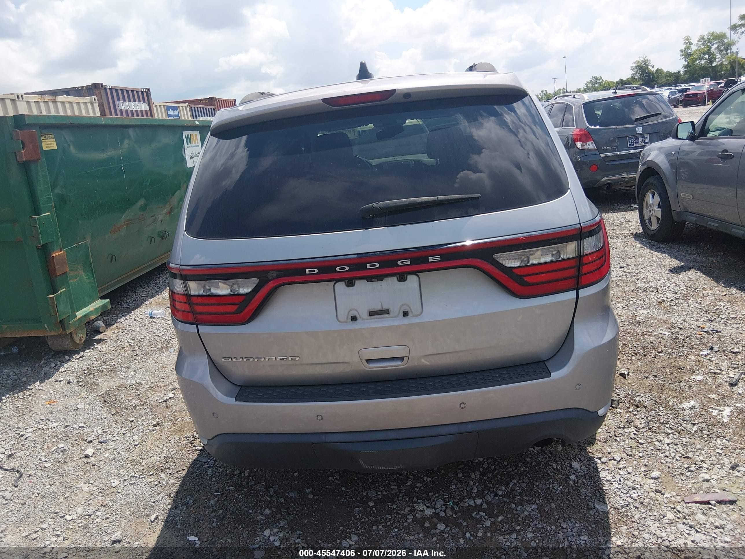 2014 Dodge Durango Sxt Серебряный vin: 1C4RDHAGXEC551676